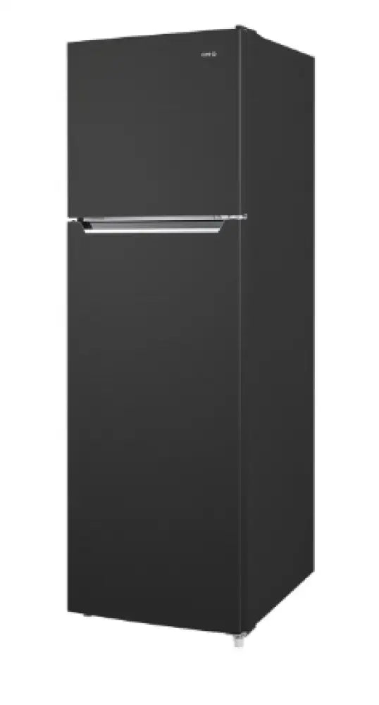 CHiQ CTM253NBS5E 255L Top Mount Refrigerator - Energy Efficient Black Steel Freezer for Home, Kitchen & Office Use
