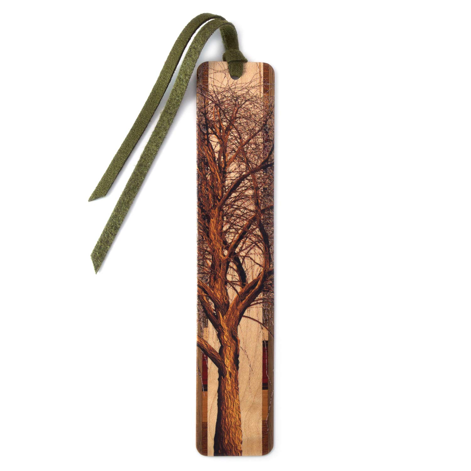 Personalized Winter Willow Tree Wooden Bookmark - Handcrafted in USA - Custom Name Engraved - Perfect Gift for Book Lovers & Christmas Presents - Ideal for Reading, Book Clubs & Cozy Winter Nights