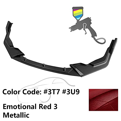 Painted #3T7, 3U9 Emotional Red 3 Metallic