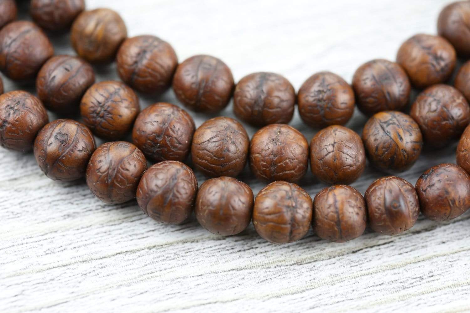 Authentic Antique Bodhi Mala Prayer Beads from Boudhanath - 108 Buddhist Meditation Beads for Yoga, Mindfulness & Spiritual Practice