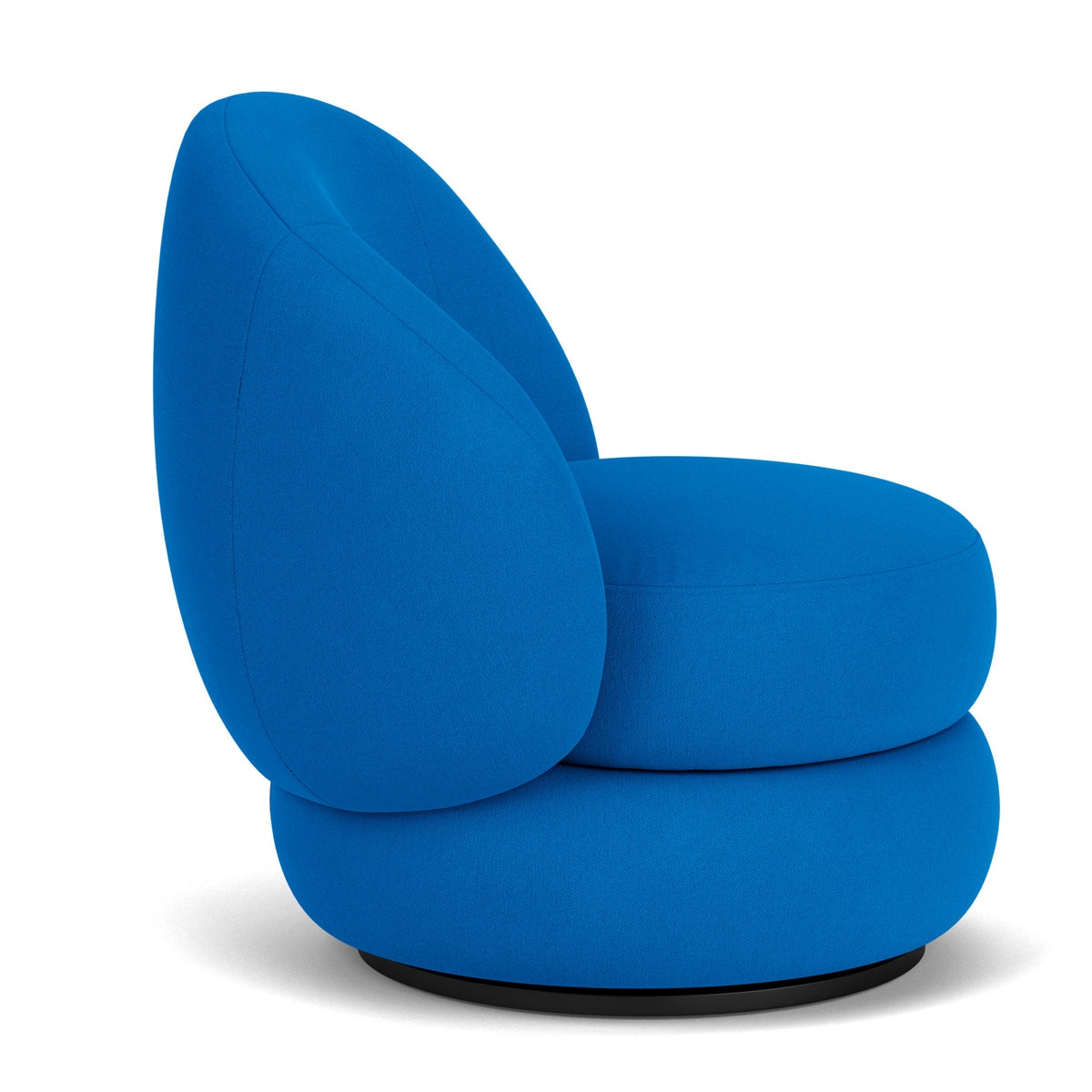 Alma Fabric Swivel Armchair - Modern Upholstered Lounge Chair with 360° Rotation, Comfortable Living Room Accent Chair for Home Office, Reading Nook, or Bedroom Relaxation