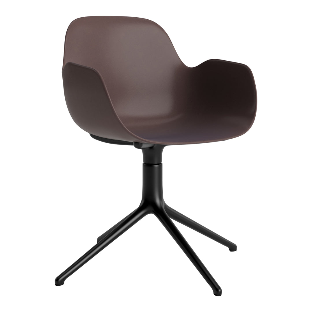 Modern Form Armchair with 4L Swivel Base - Ergonomic Office Chair for Home & Workspace - Perfect for Working, Gaming, and Relaxing