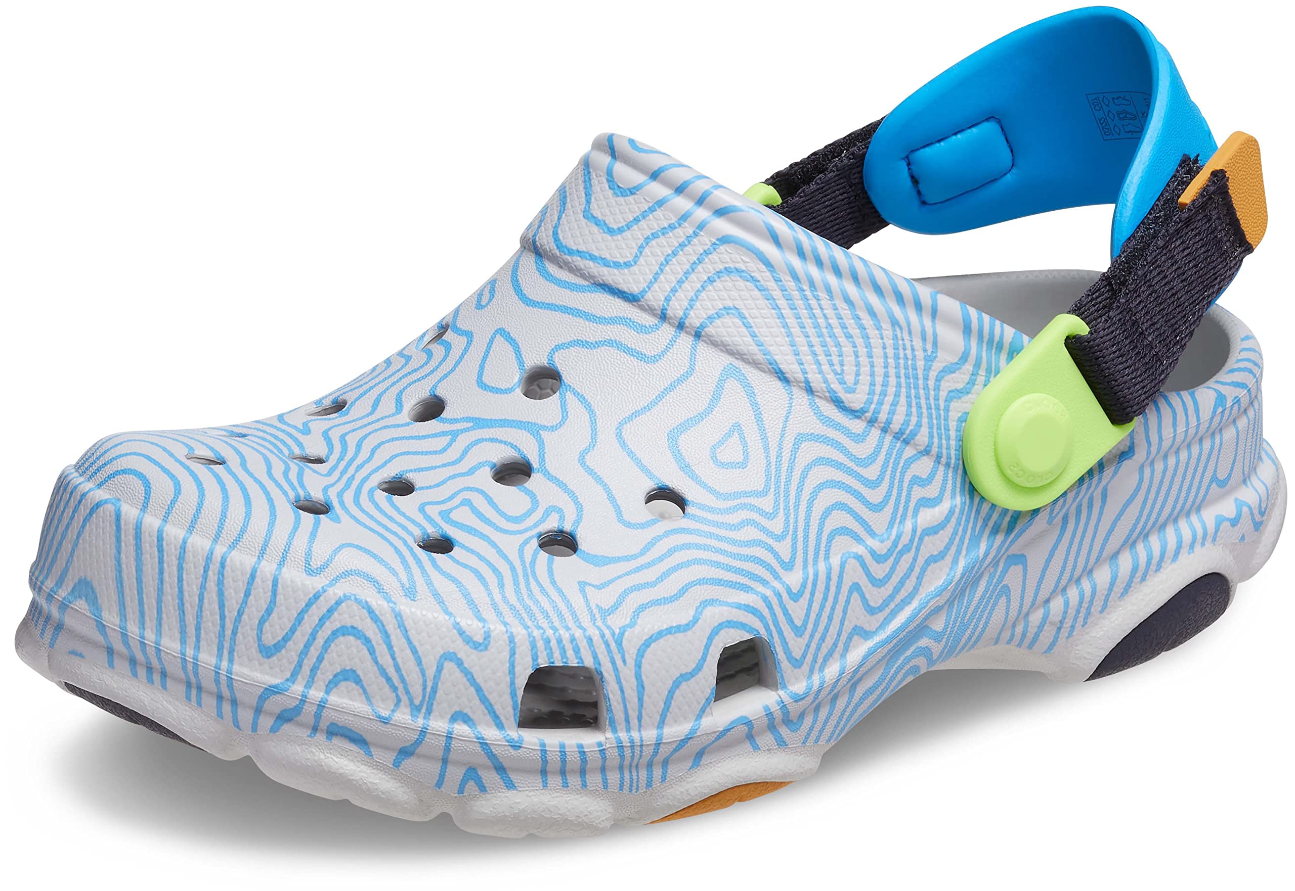 Crocs Unisex-Child All Terrain Clogs with Adjustable Heel Strap - Comfortable Waterproof Kids Shoes for Outdoor Play, Beach & Pool Activities