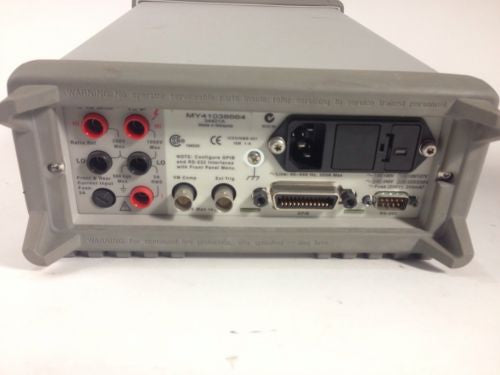 Agilent 34401A 6.5 Digit Digital Multimeter - High Precision Bench Multimeter for Electronics Testing, Lab Measurements & Industrial Use