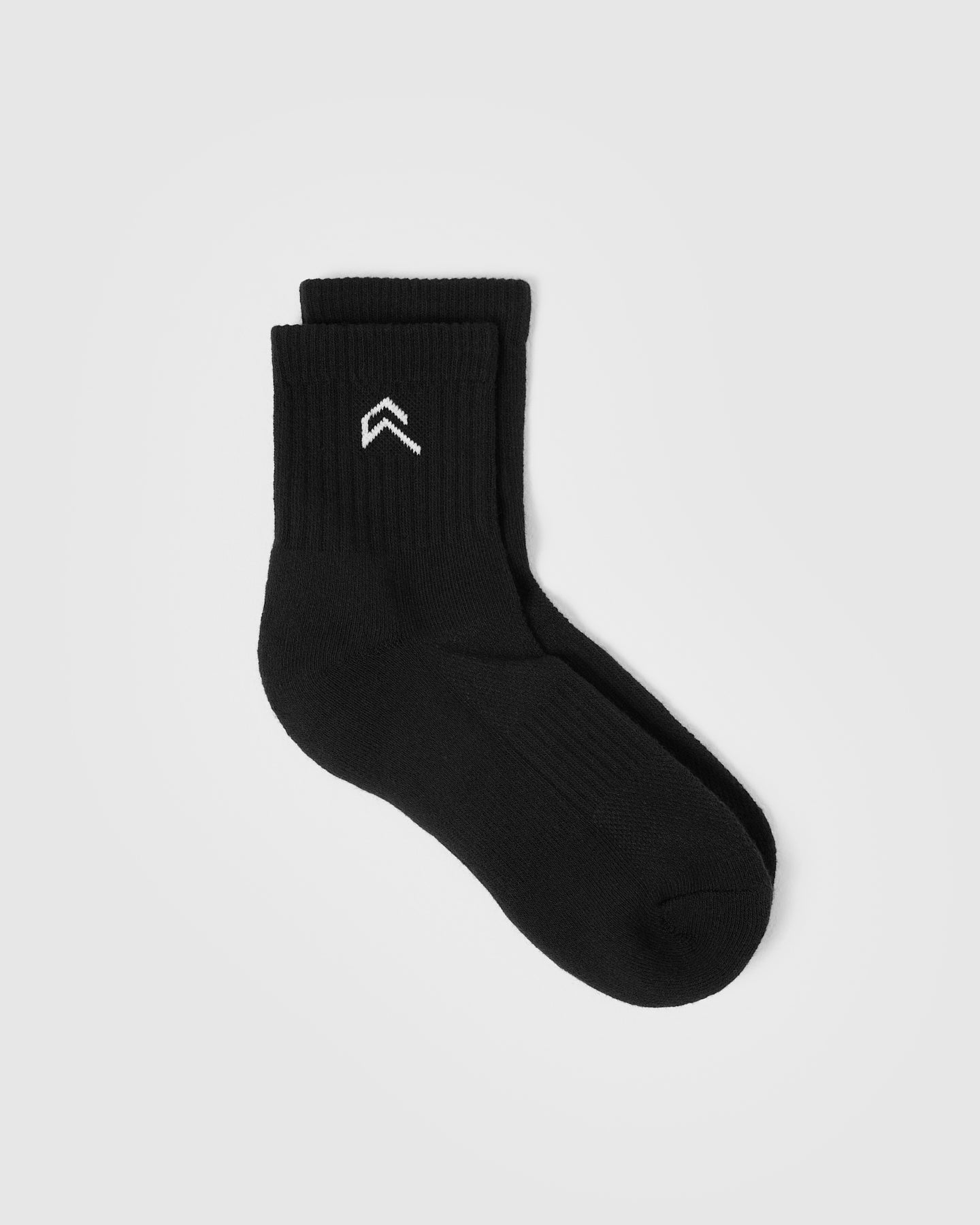 Premium 3-Pack Black Mid Crew Socks for Men & Women - Comfortable Everyday Casual & Athletic Wear - Perfect for Running, Gym, Work & Daily Use