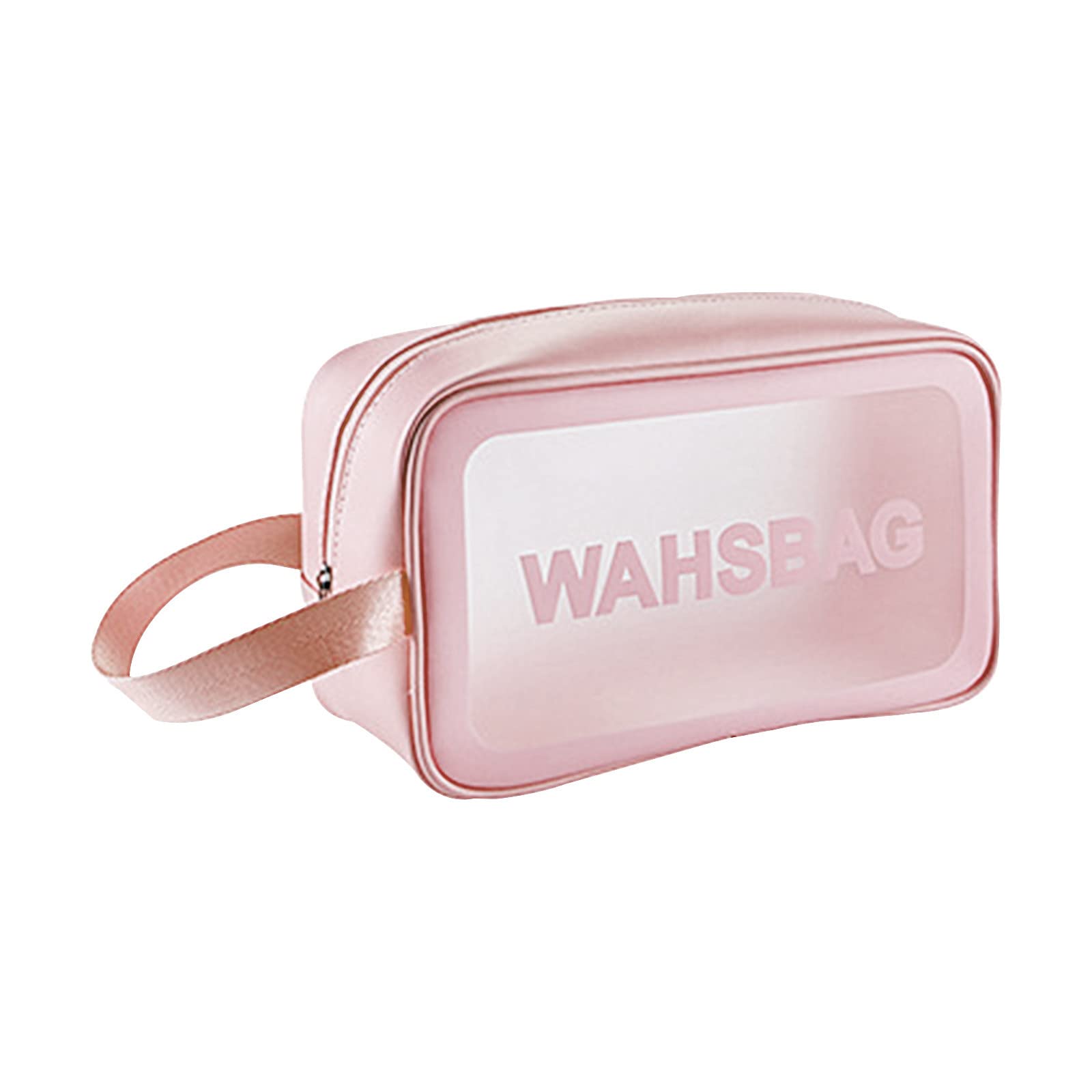 Comigeewa Large Capacity Transparent Waterproof Cosmetic Storage Bag - Travel Makeup Organizer for Women & Men, Portable Toiletry Bag for Cosmetics, Skincare & Toiletries - Perfect for Travel, Gym, Camping & Daily Use