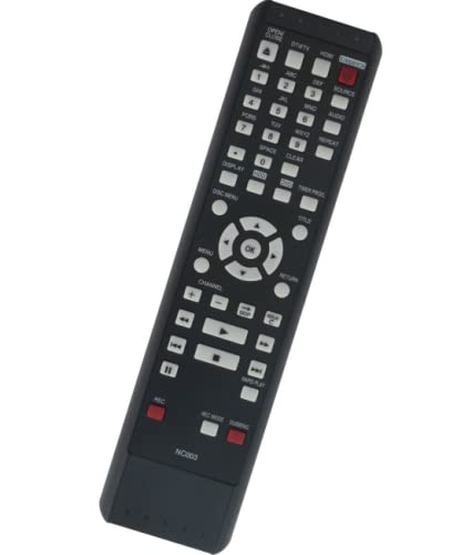 Original NC003UD NC003 Replacement Remote Control Compatible with Magnavox HDD DVD Recorder Models MDR557H MDR557H/F7 MDR533H MDR533H/F7 MDR535H MDR535H/F7 MDR537H MDR537H/F7 MDR515H - Perfect for Home Entertainment Systems & Media Centers
