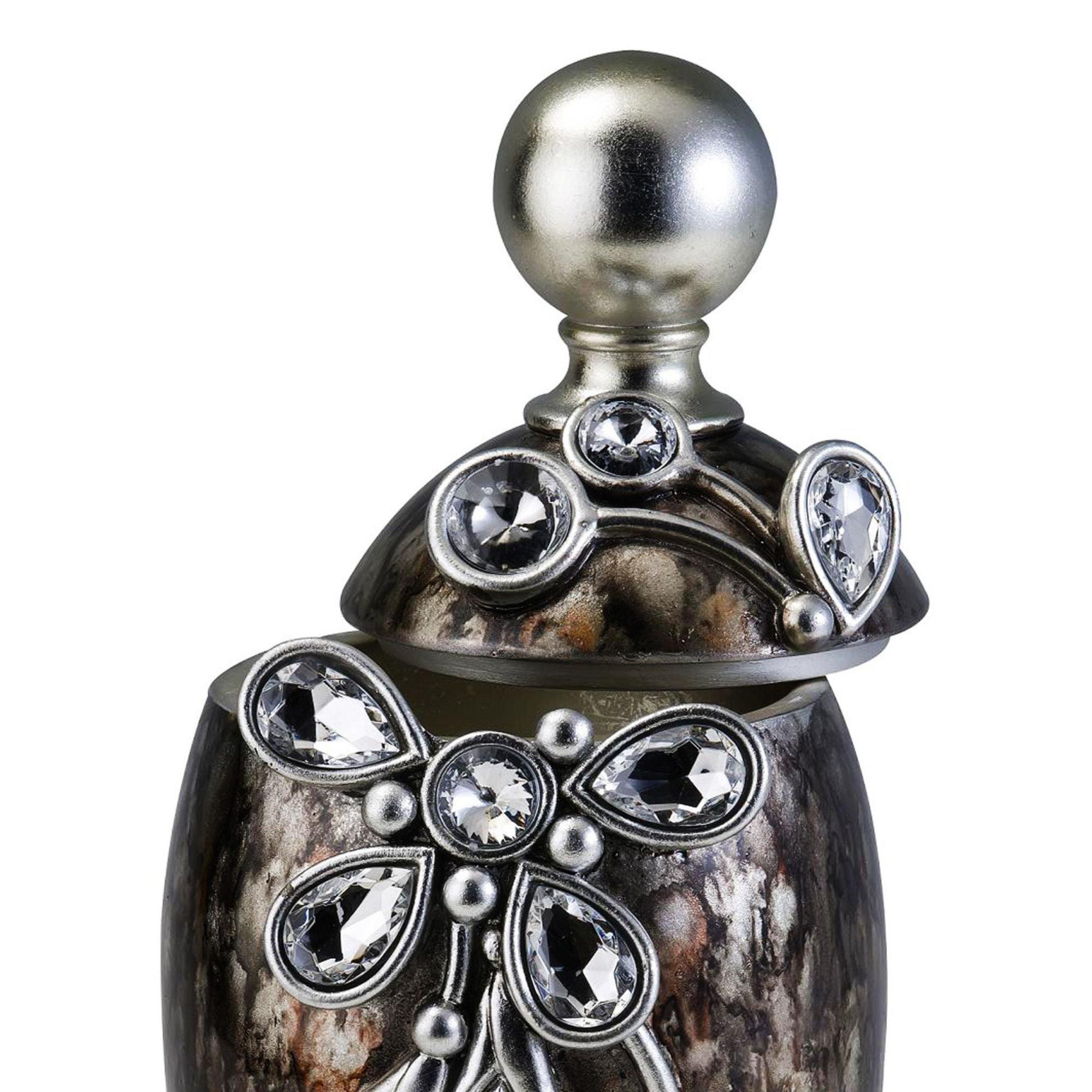 11.5 Inch Tall Decorative Jewelry Box with Multiple Designs & Elegant Accents - Perfect for Jewelry Storage, Gift Giving & Home Décor