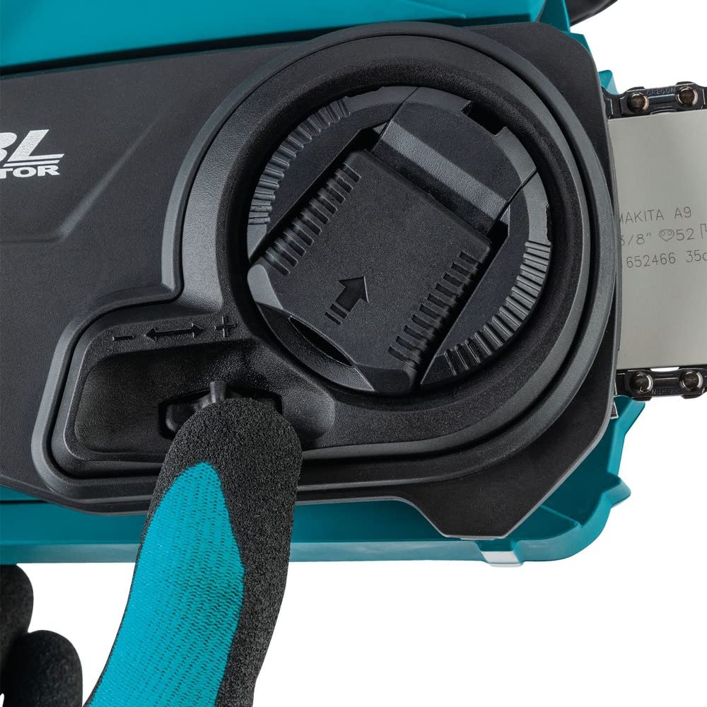 Makita XCU11SM1 18V LXT® Brushless Cordless Chainsaw Kit with 14-Inch Bar & 4.0Ah Battery - Lightweight Electric Chainsaw for Tree Trimming, Wood Cutting, and Yard Maintenance