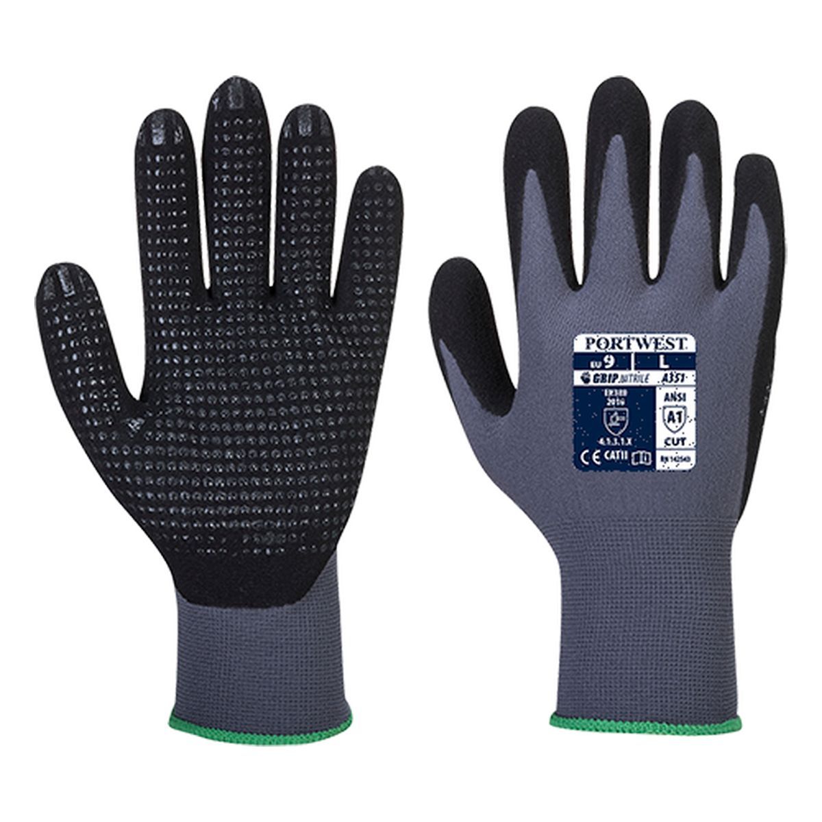 Dermiflex Plus Gloves - Premium Nitrile Exam Gloves for Medical & Dental Use | Latex-Free, Powder-Free, Comfort Fit | Ideal for Healthcare Professionals, Tattoo Artists & Food Handling