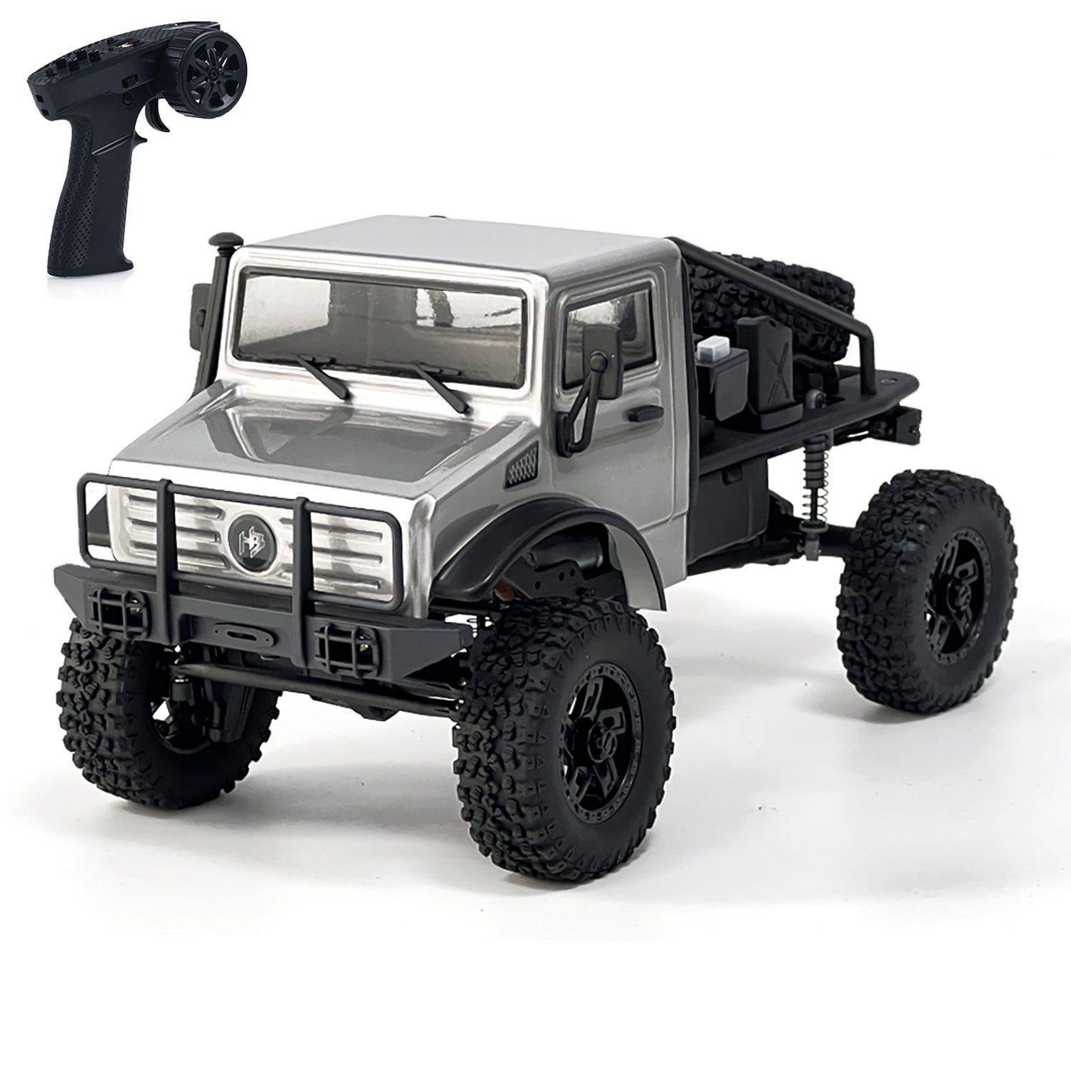 HobbyPlus CR18P 1/18 Scale 4WD RC Rock Crawler - Wireless Remote Control Off-Road Vehicle for Adults & Kids - Perfect for Trail Adventures, Backyard Driving & Indoor Play
