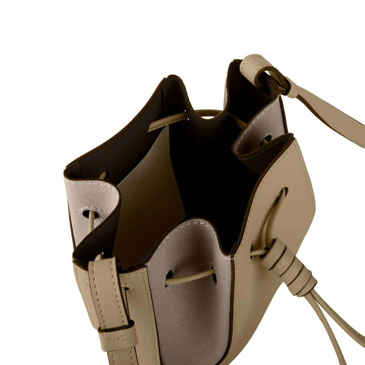 Mini Chantal Drawstring Leather Bag - Stylish & Compact Crossbody Purse for Women, Perfect for Everyday Use, Travel & Date Nights