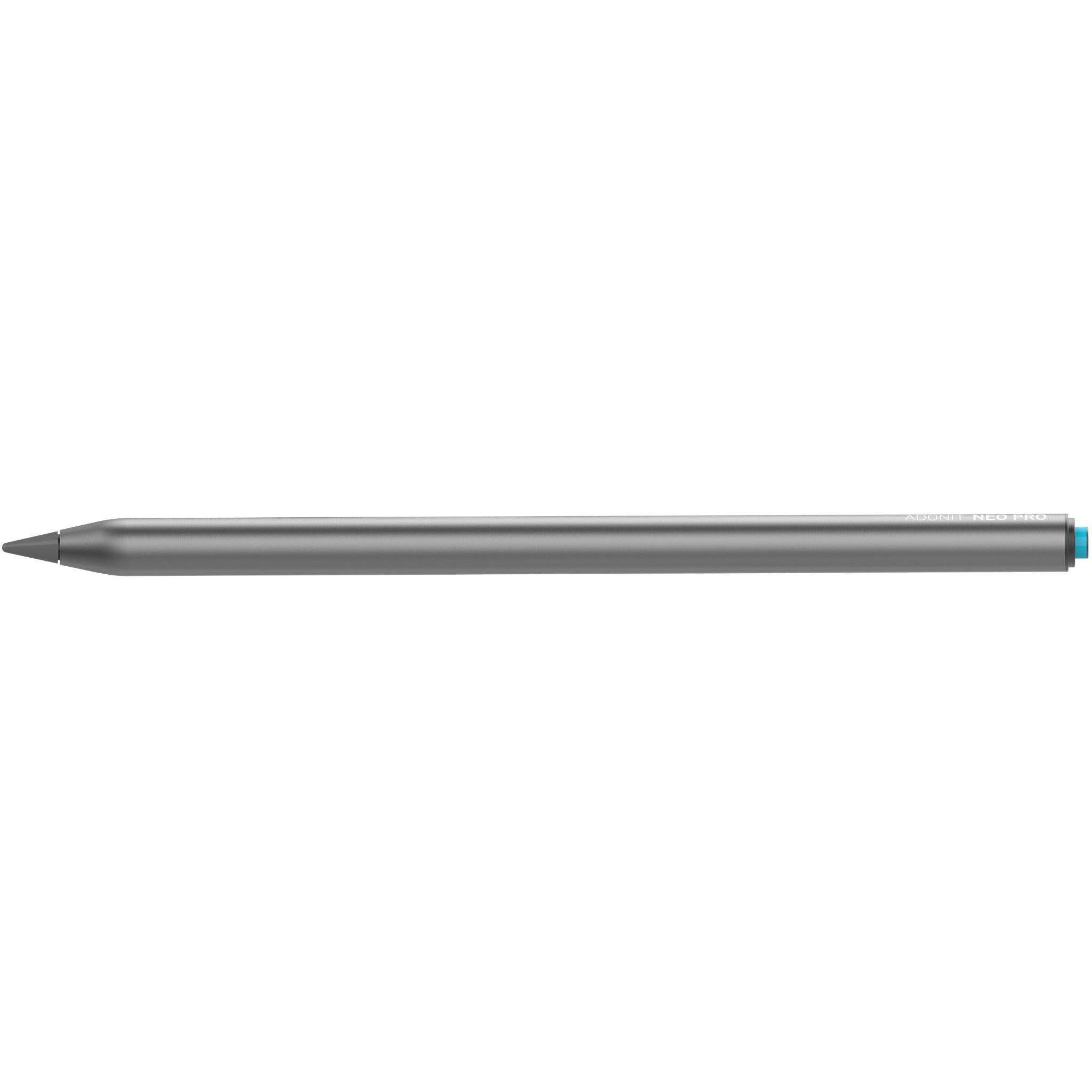 Adonit NEO Pro Stylus for iPad - Premium Precision Stylus Pen with Palm Rejection (Space Gray) - Perfect for Drawing, Note Taking & Digital Art on iPad Pro/Air/Mini