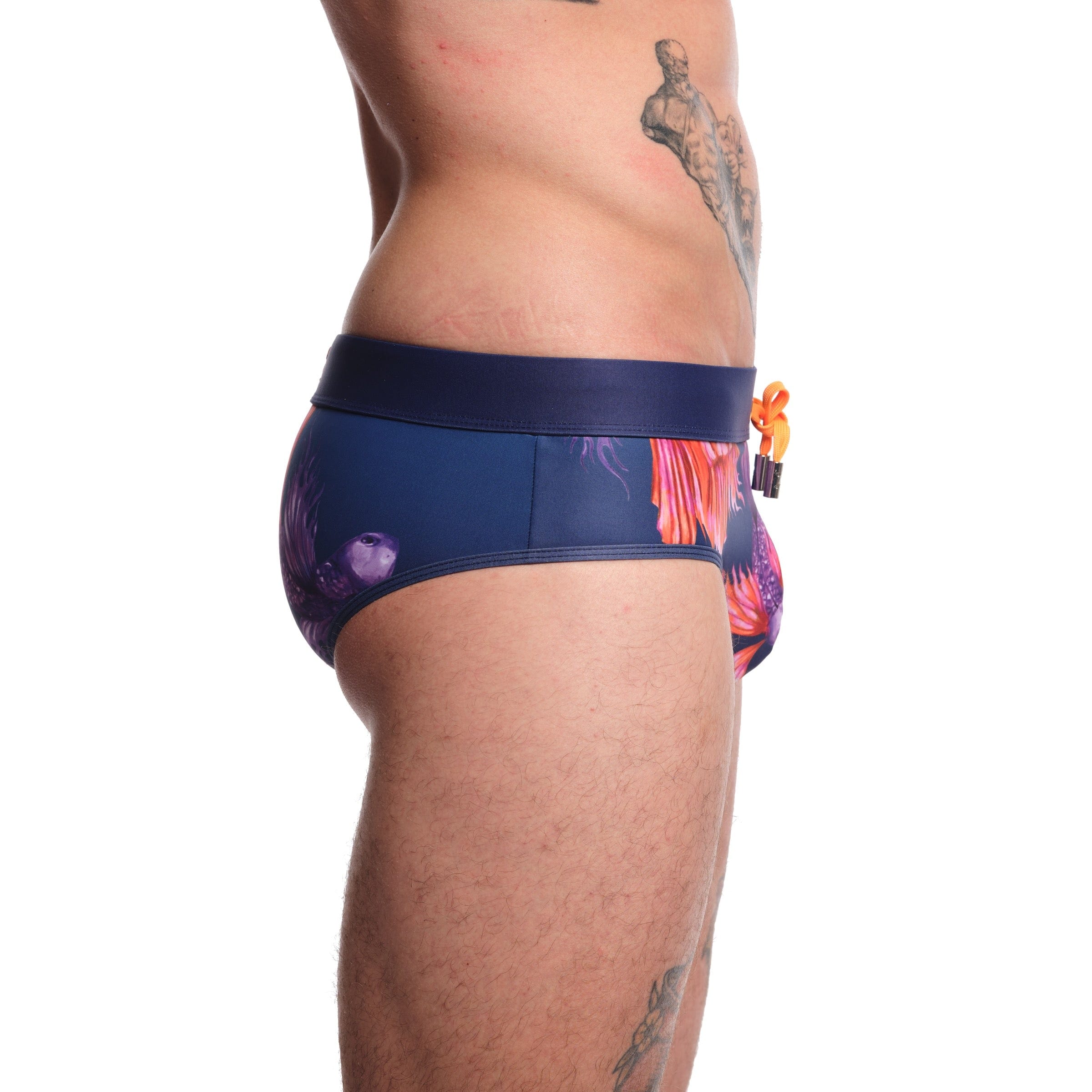Premium Navy Blue Swim Briefs for Men - Comfortable & Stylish Swimwear for Swimming, Beach, Pool & Water Sports