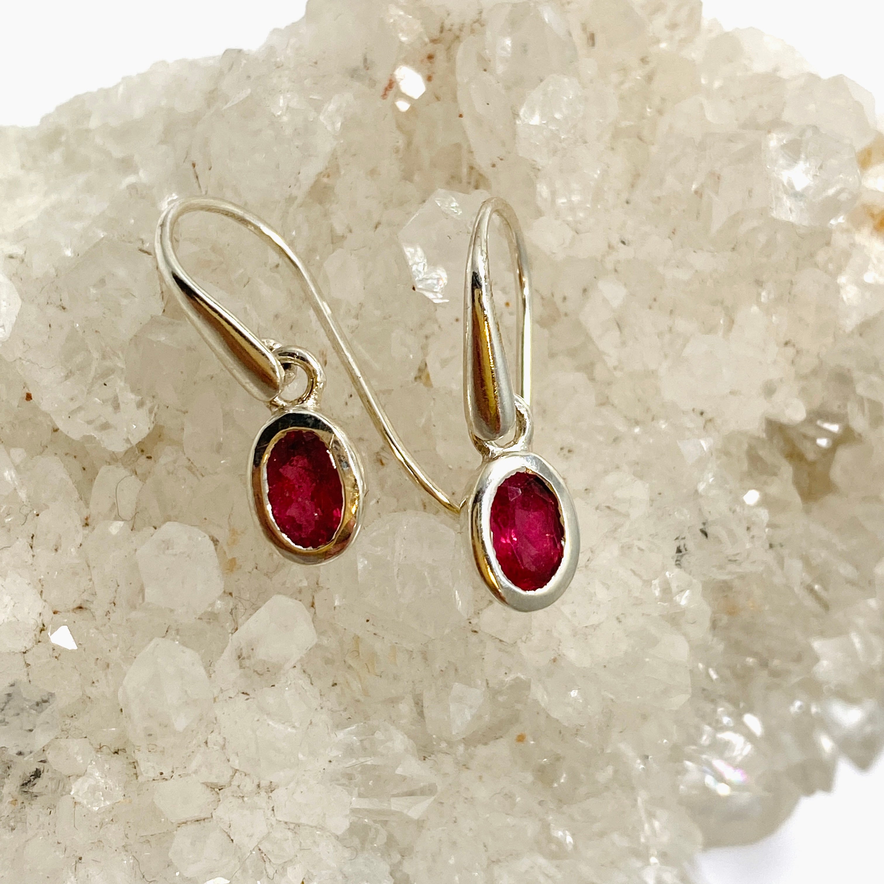 Natural Pink Tourmaline Oval Faceted Stud Earrings for Women - 925 Sterling Silver Jewelry Gift - Perfect for Valentine's Day, Anniversary & Special Occasions