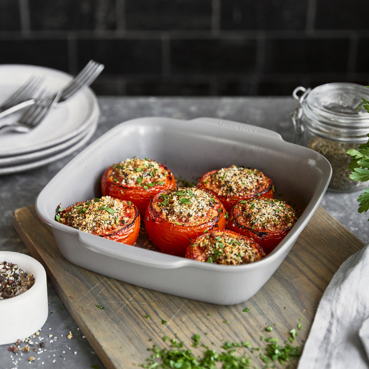 Premiere Nonstick Ceramic Baking Dish - 8 x 8 Inch Square Ovenware for Casseroles, Brownies & Lasagna | Durable & Easy Clean Bakeware for Home Cooking & Holiday Meals