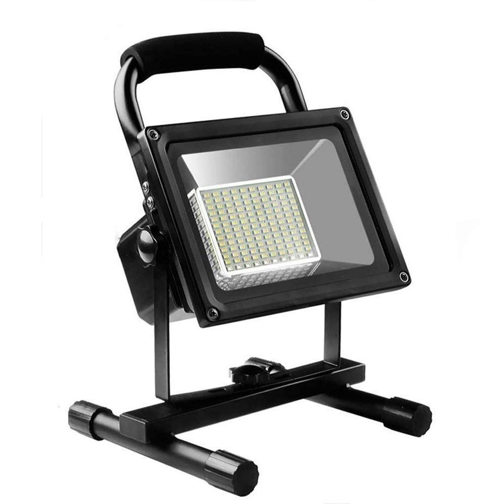 200W Rechargeable LED Work Light - Portable, Waterproof, Dimmable Flood Light with Battery Power - Perfect for Outdoor Camping, Hiking, Emergency, Car Repair, Workshop & Job Site Lighting