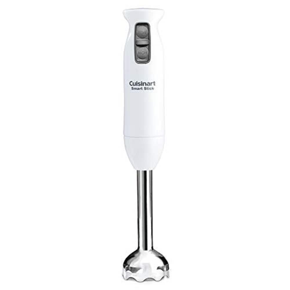 Cuisinart CSB-75 Smart Stick 2-Speed Immersion Hand Blender, White - Perfect for Smoothies, Soups & Sauces in Your Kitchen