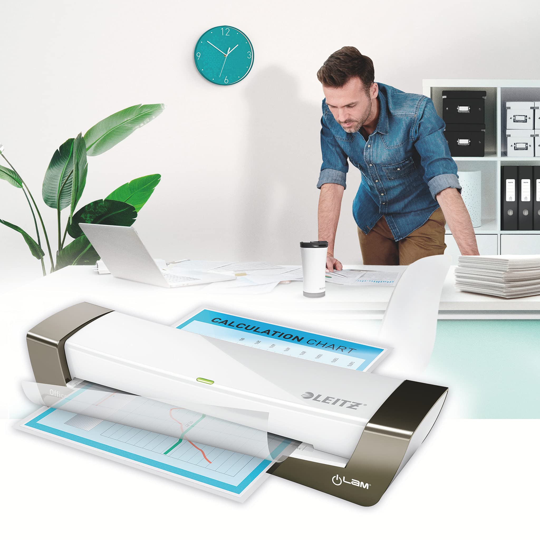 Leitz iLAM Professional A4 Laminator Machine for Office & Home Use - Perfect for Documents, Certificates, Photos & School Projects