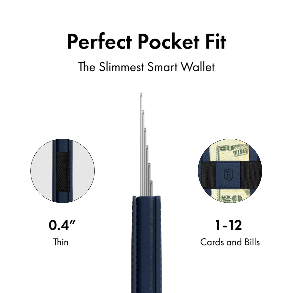 Ekster Smart Wallet for Men - RFID Blocking Slim Minimalist Front Pocket Wallet with Money Clip | Perfect for Travel, Business & Everyday Carry