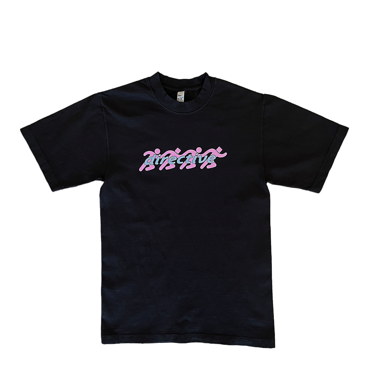 Directive Runner Performance T-Shirt for Men - Breathable Black Running Shirt for Gym, Jogging & Outdoor Sports