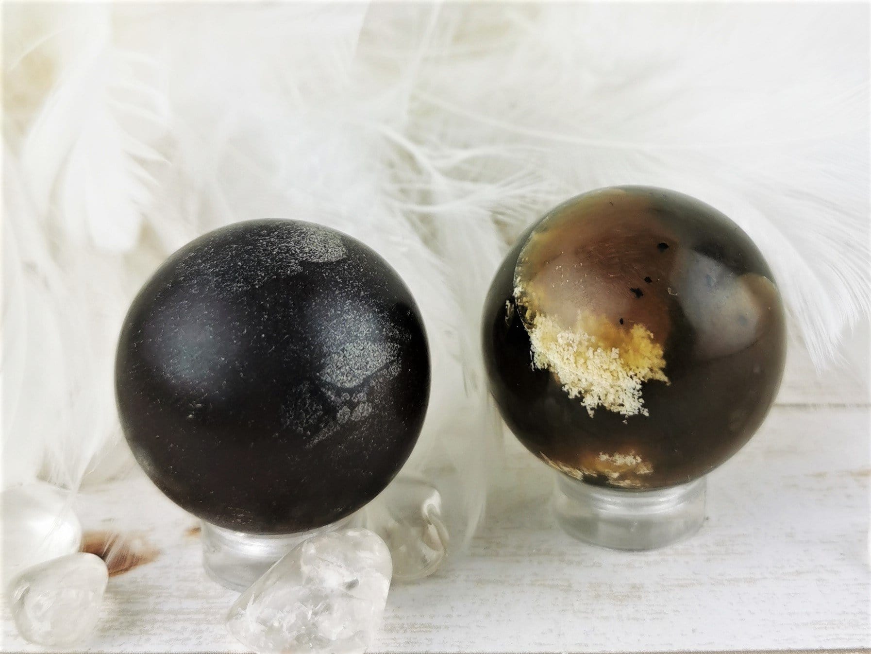 3cm Natural Indonesian Amber Spheres - Genuine Baltic Amber Beads for Jewelry Making, Healing Crystals & Home Decor