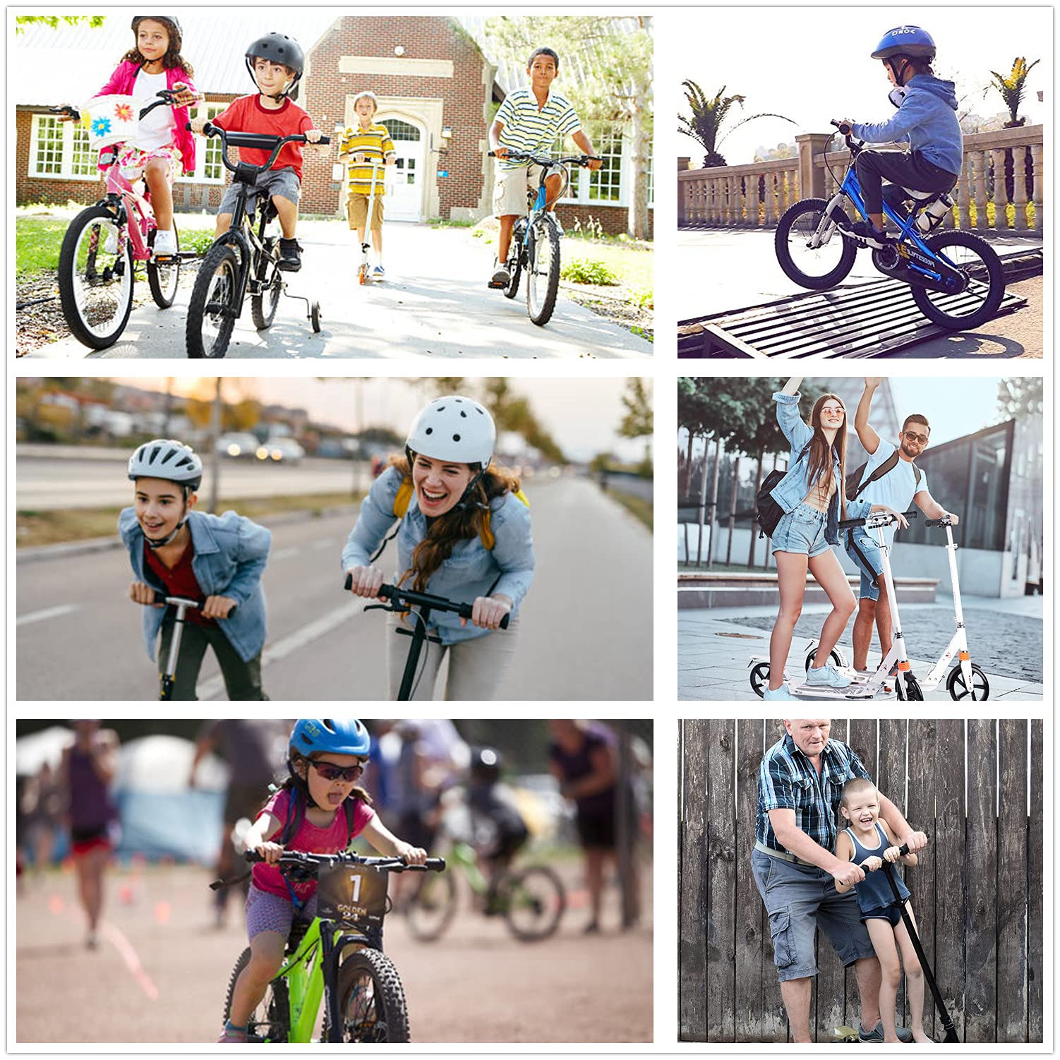 Non-Slip Soft Rubber Bike Handlebar Grips with Tassel Streamers for Kids Boys Girls - Mountain Bike, MTB, BMX, Scooter, Cruiser Bicycle Replacement Parts - Perfect for Cycling, Commuting and Outdoor Adventures