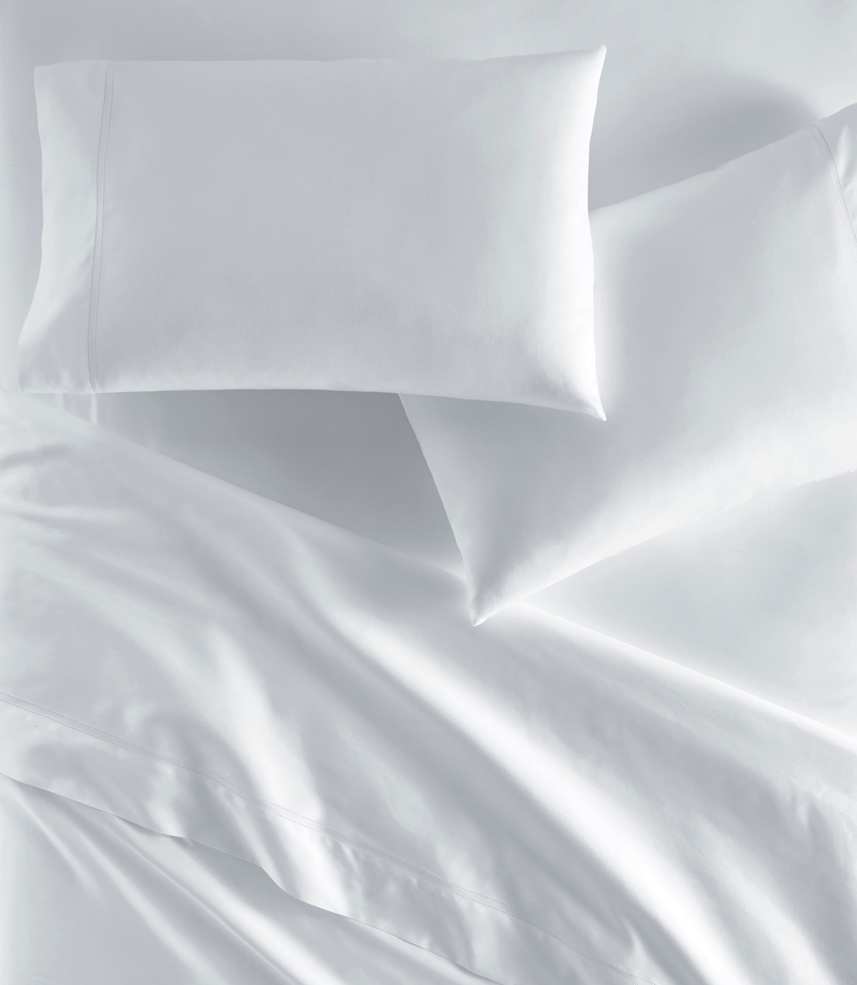 Premium 400-Thread Count Virtuoso Sateen Pillowcases - Ultra Soft & Breathable Bedding Set for Side Sleepers (2 Pack, Standard Size) - Perfect for Guest Rooms, Master Bedrooms & Luxury Hotels