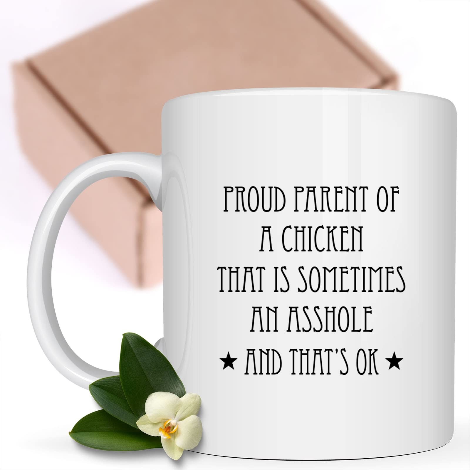 Funny Chicken Coffee Mug - Best Gift for Chicken Lovers & Poultry Enthusiasts - Perfect for Chicken Moms & Farmhouse Decor - Ideal for Morning Coffee, Tea, or Hot Chocolate at Home or Office