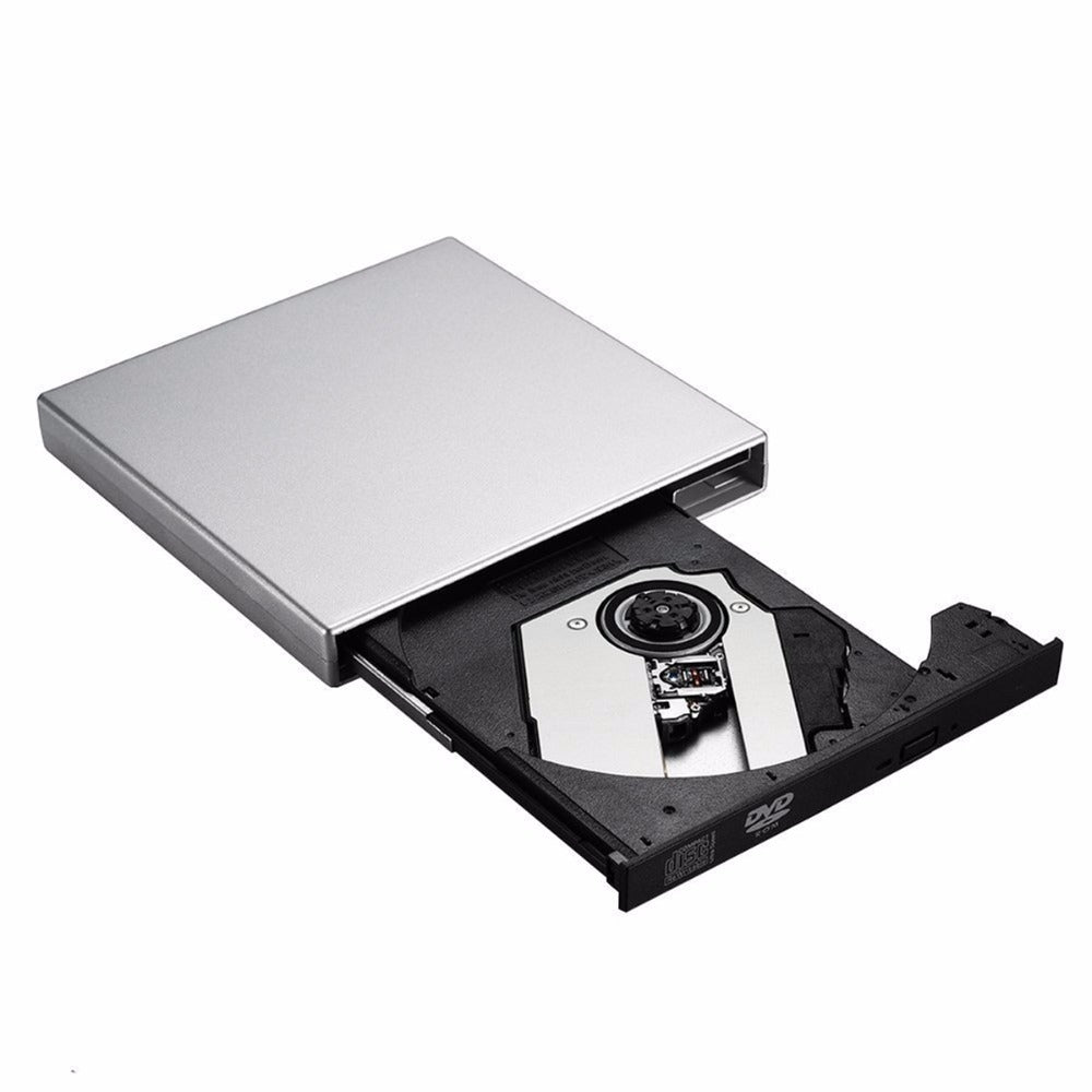 Portable CD DVD Player for PC - External USB Drive for Laptop & Desktop - Perfect for Travel, Office, and Home Entertainment