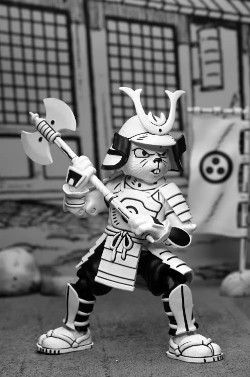Usagi Yojimbo Samurai Action Figure - Black & White Collectible Toy for Anime Fans & Comic Book Lovers | Perfect for Display, Gifts & Cosplay Accessories