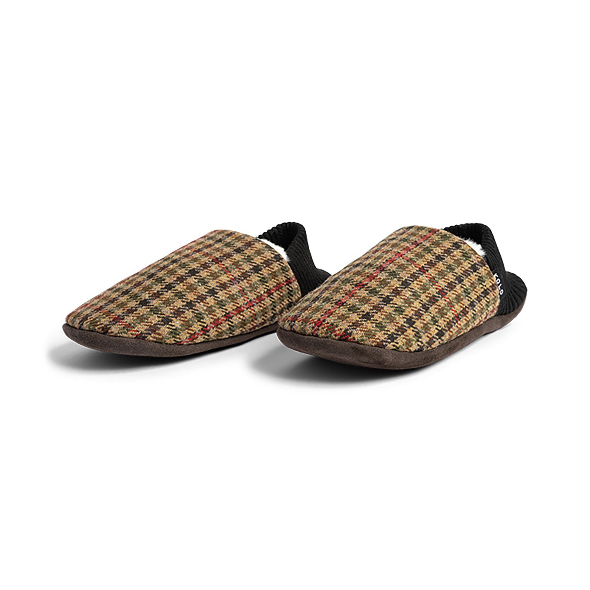 Finn Tweed House Shoes - Warm Fur Lined Indoor Slippers for Men & Women - Cozy Home Comfort for Winter & Relaxation