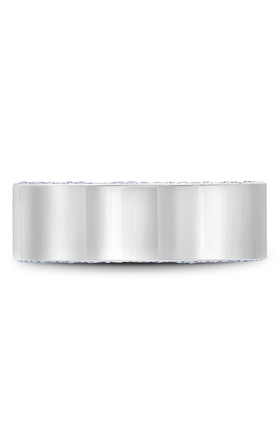 Bleu Royale Men's Wedding Band RYL 022WD75 - 14K White Gold Classic Ring for Grooms & Engagement - Perfect for Weddings, Anniversaries & Special Occasions