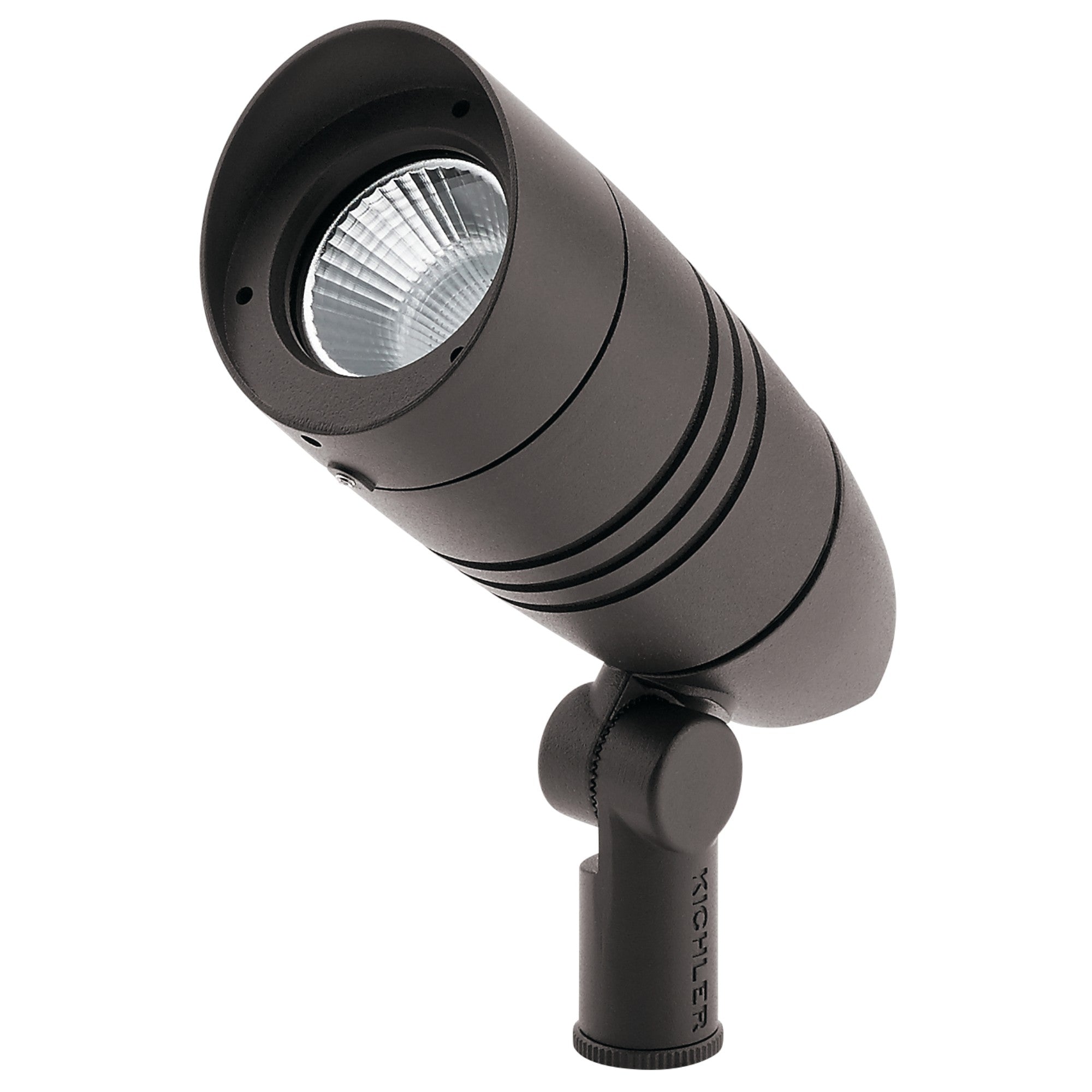 120V LED Small Accent Spot Light 3000K Warm White, 15 Degree Narrow Beam, Textured Architectural Bronze Finish - Perfect for Wall Wash, Artwork, and Landscape Lighting