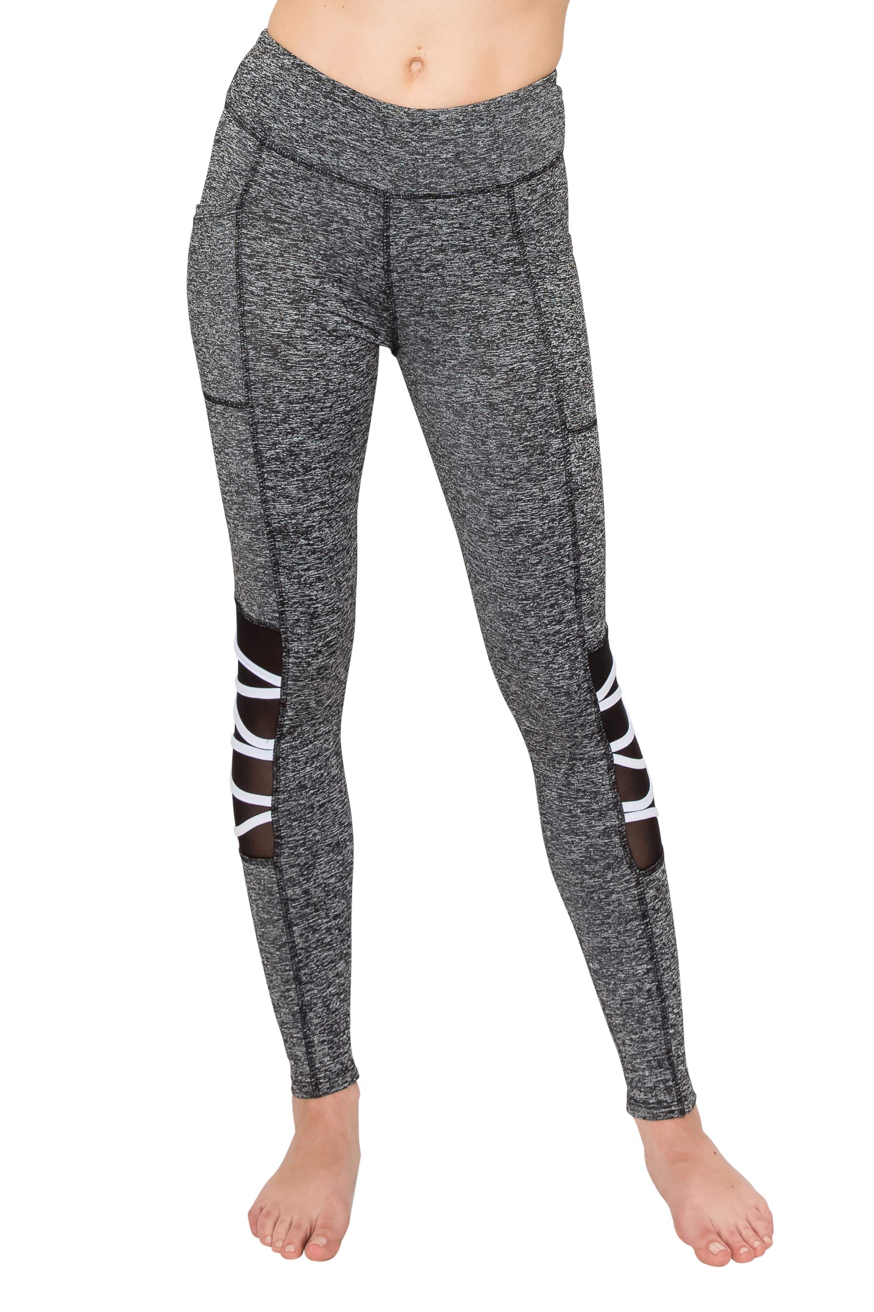 ALWAYS Women's High Waisted Yoga Pants - Breathable Mesh Stretch Workout Leggings for Running, Gym & Lounge | Comfortable Activewear for Fitness & Everyday Wear