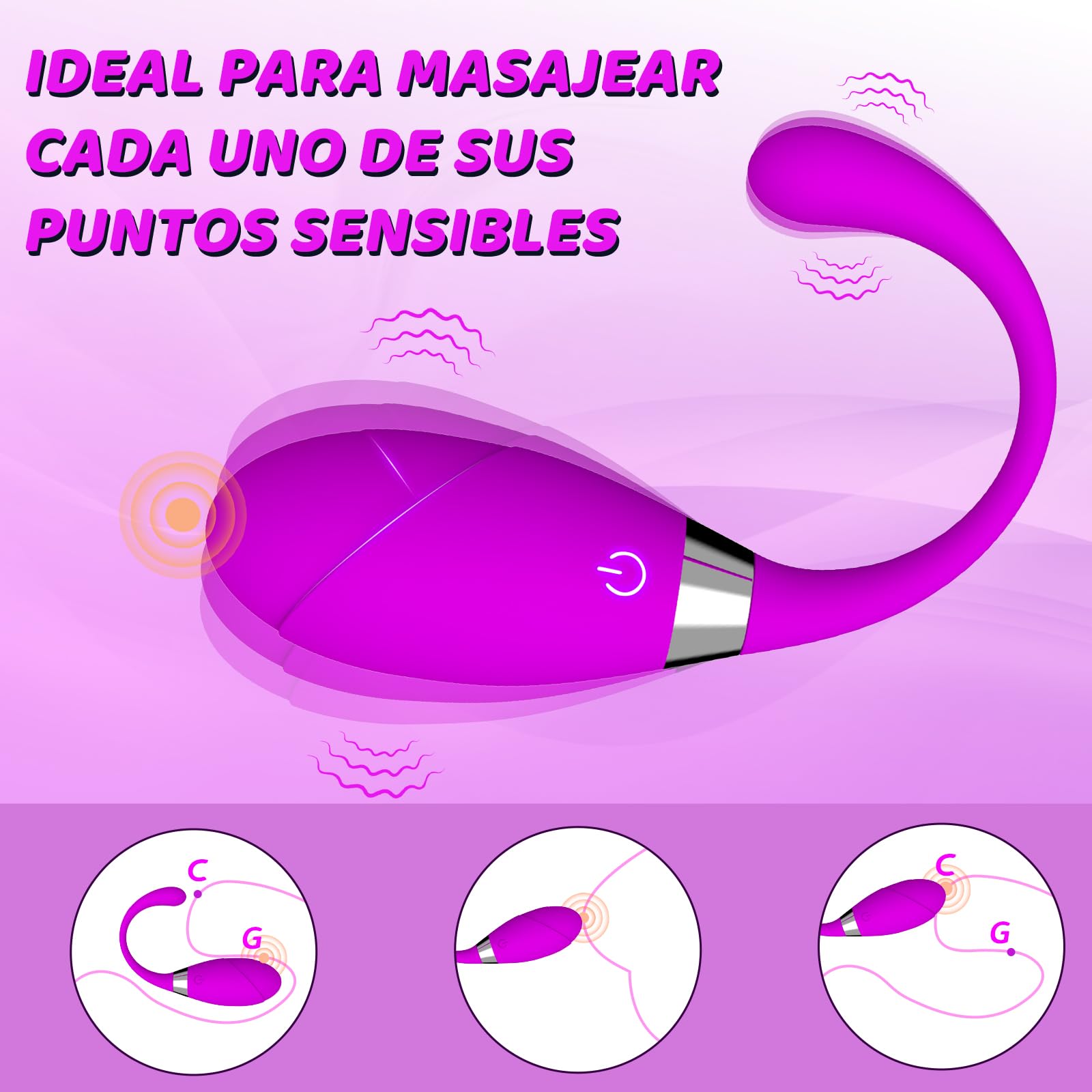 Remote Control Vibrating Egg for Women - Rechargeable Clitoral & G-Spot Stimulator with 10 Vibration Modes, Waterproof Adult Sex Toy for Couples & Solo Play - Perfect for Bedroom Fun & Romantic Nights