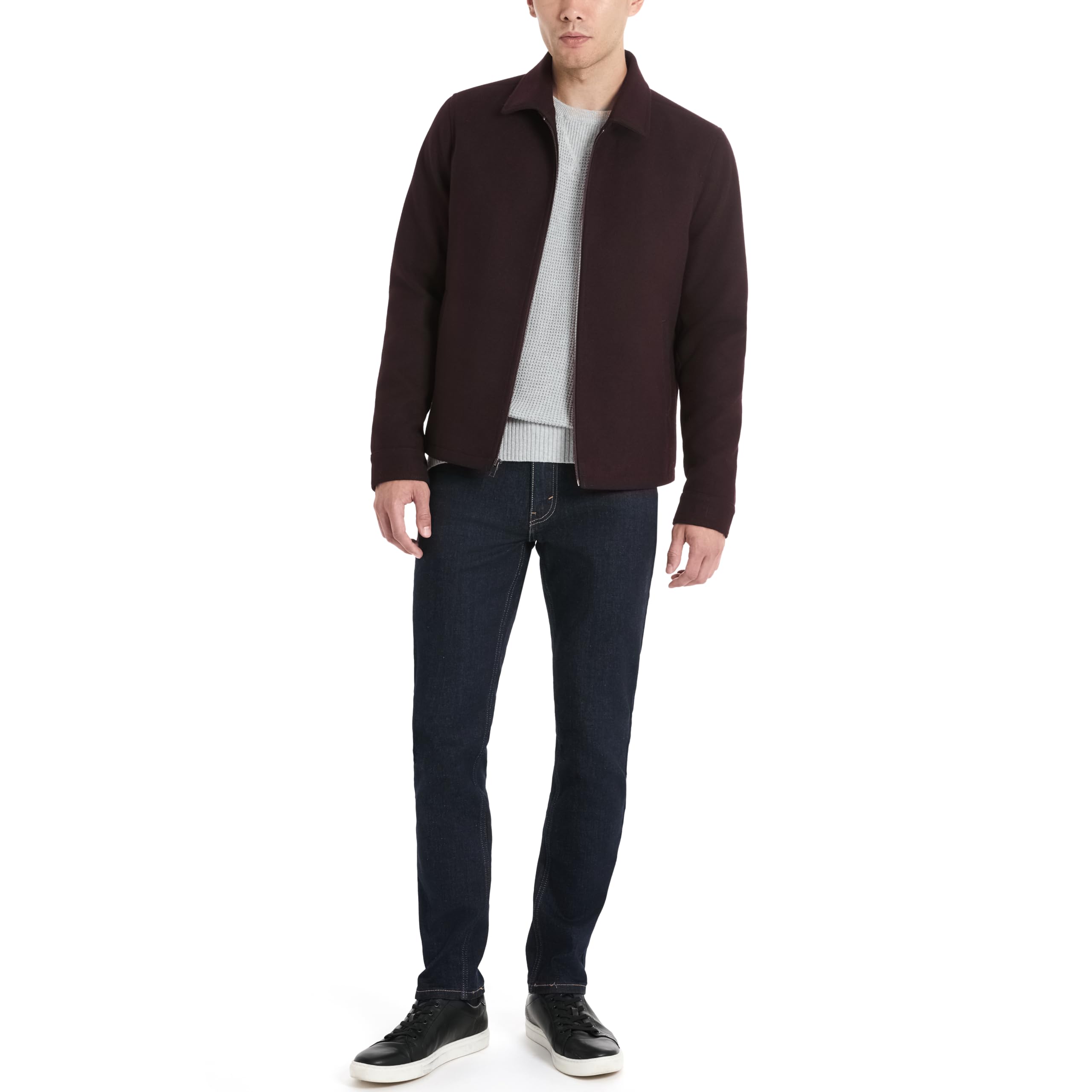 Van Heusen Men's Trudy Casual Trucker Jacket - Lightweight Denim Jacket for Men, Comfortable & Stylish - Perfect for Outdoor Activities, Casual Wear & Layering