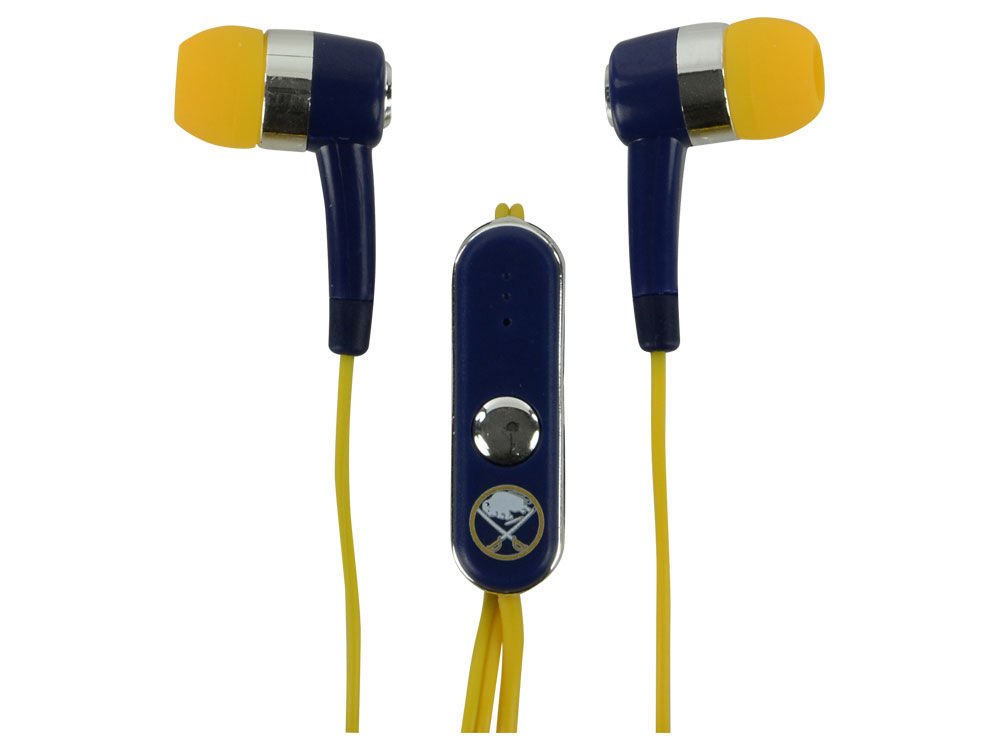 Wireless Bluetooth Earbuds with Mic for NHL Buffalo Sabres Fans - Hands-Free Calling, Gym Workouts & Game Day Listening
