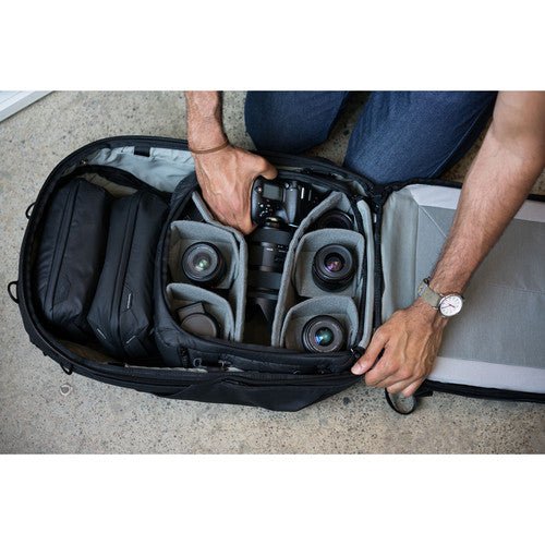 Peak Design Medium Travel Camera Cube - Waterproof & Durable DSLR/SLR/Mirrorless Camera Bag for Photographers - Perfect for Air Travel, Hiking & Outdoor Adventures
