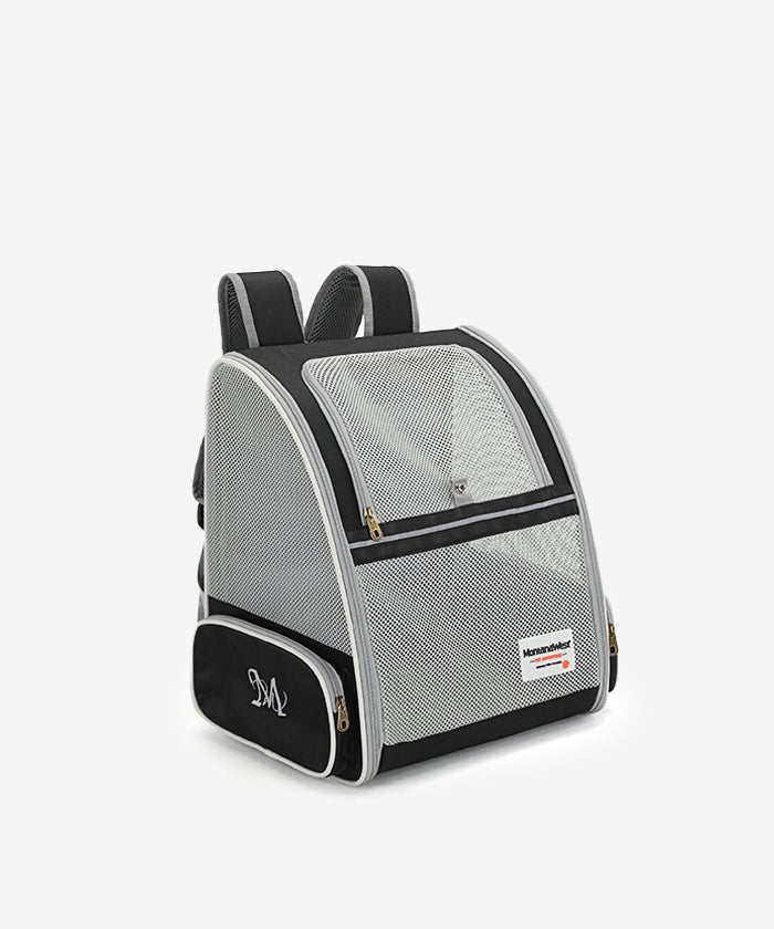 Montana West 3-Side Mesh Pet Carrier Backpack - Lightweight & Breathable for Small Dogs & Cats - Perfect for Travel, Hiking & Outdoor Adventures