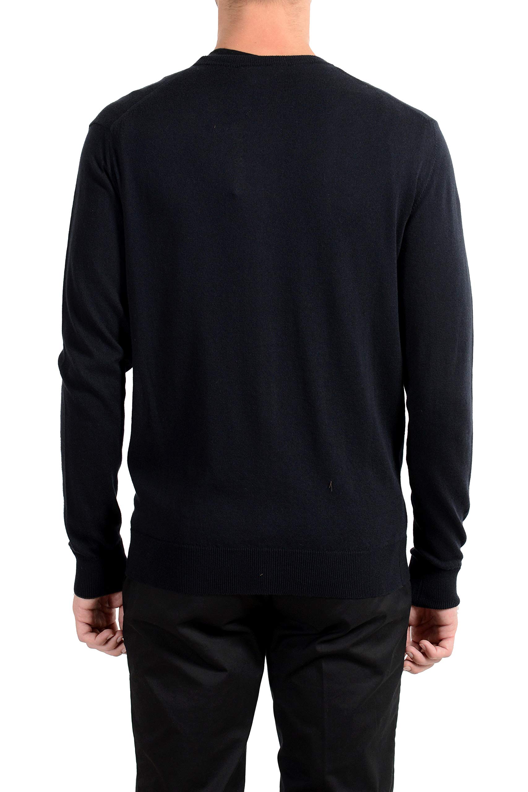 Roberto Cavalli Men's Cashmere Cardigan Sweater - Premium Soft Knit Pullover for Casual & Business Wear