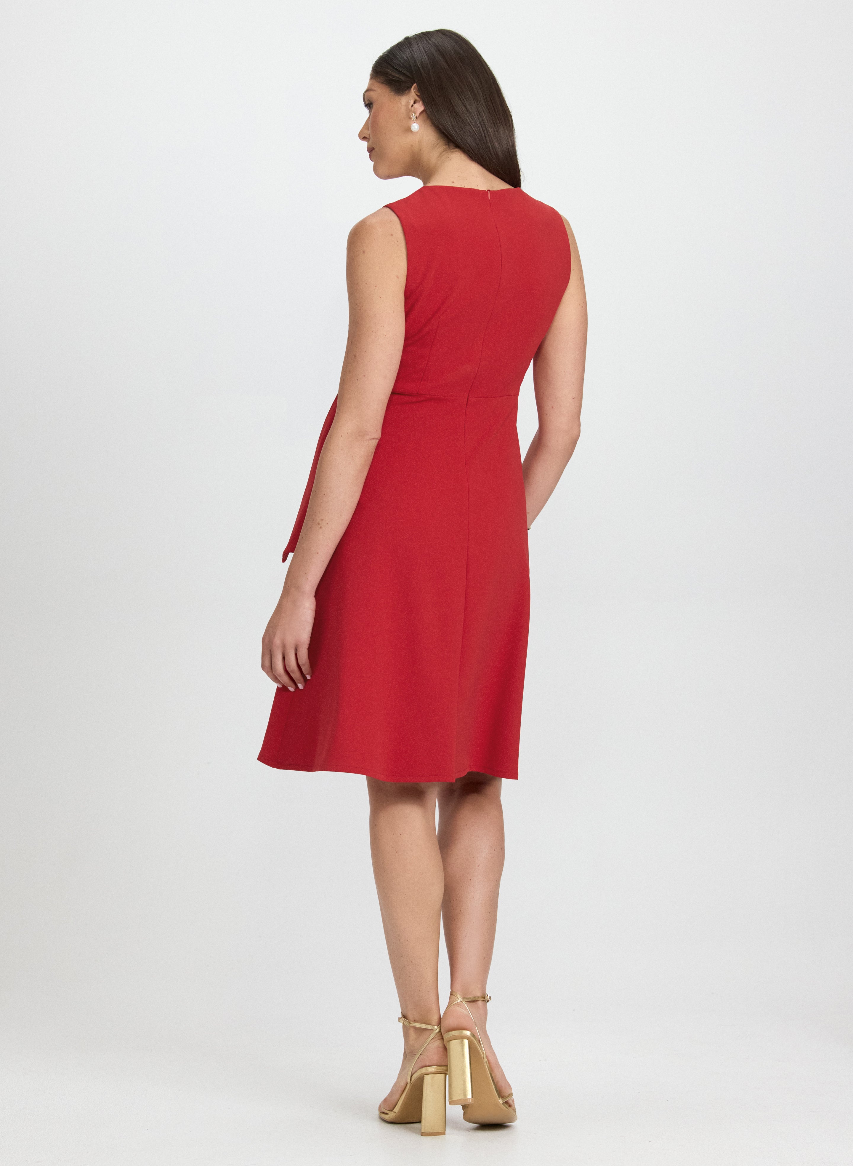 Elegant Crystal Buckle Embellished Party Dress for Women - Perfect for Evening Gala, Wedding Guest & Special Occasions