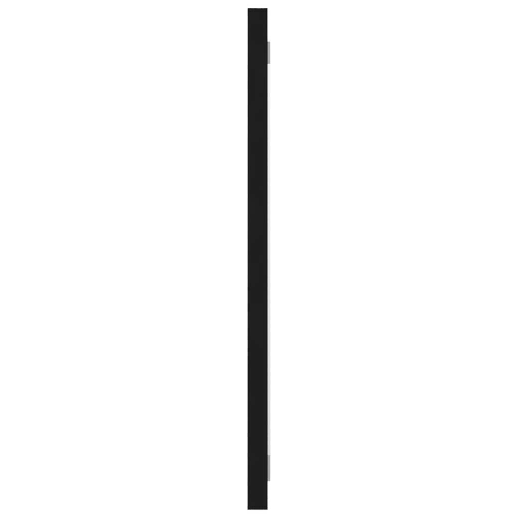 Modern Black Bathroom Mirror - 31.5
