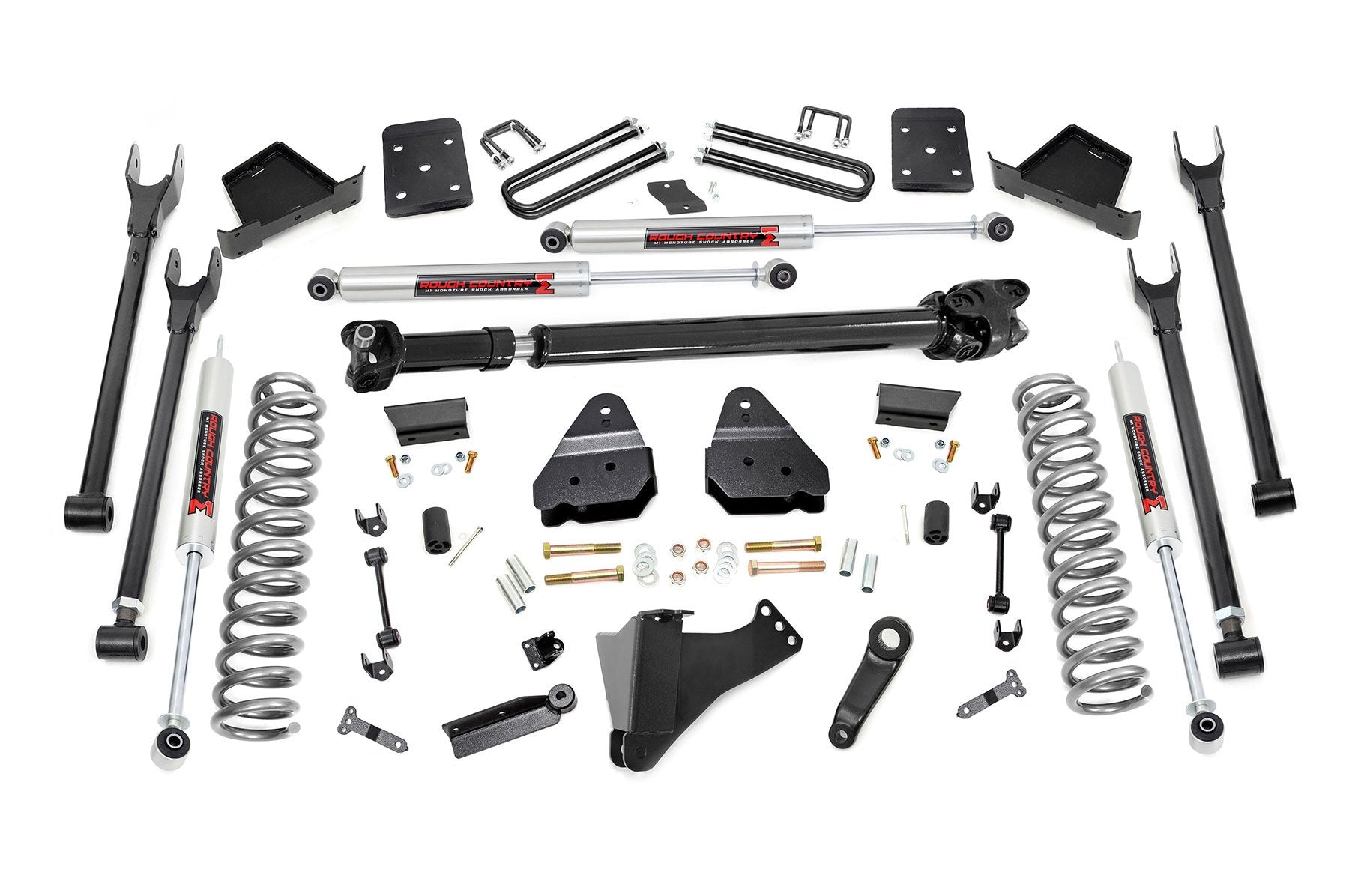 6 Inch Lift Kit for Ford F-250/F-350 Super Duty (2017-2022) - Heavy Duty 4-Link Suspension System with M1 Components - Perfect for Off-Roading, Towing & Diesel Truck Upgrades