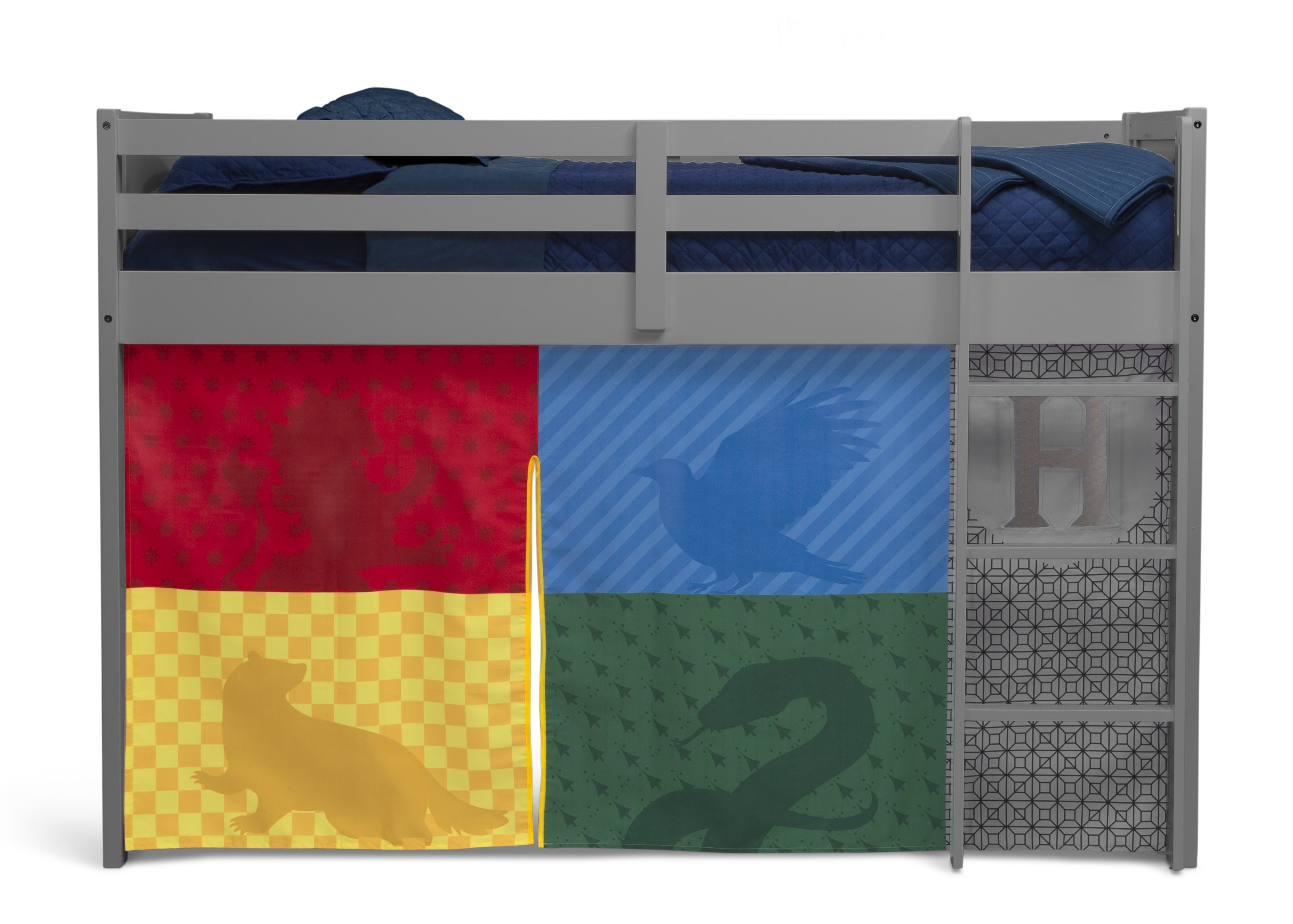 Harry Potter Loft Bed Tent Curtain Set for Twin Loft Bed (Bed Not Included) - Kids' Bedroom Decor, Reading Nook & Fantasy Play Space