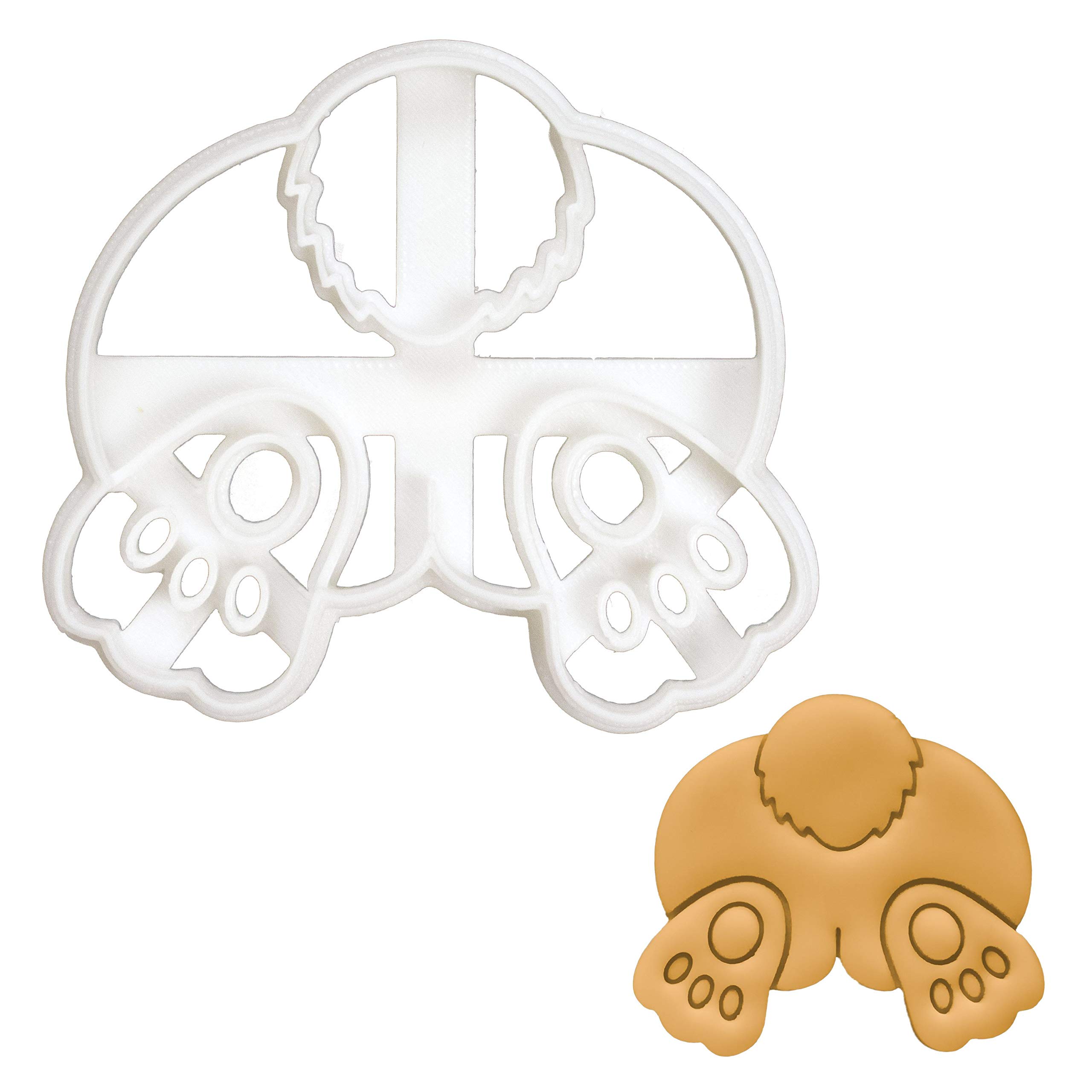 Easter Bunny Butt Cookie Cutter - 1 Piece Stainless Steel Baking Tool for Easter Cookies, Cupcakes & DIY Decorations | Perfect for Holiday Baking, Party Treats & Spring Celebrations