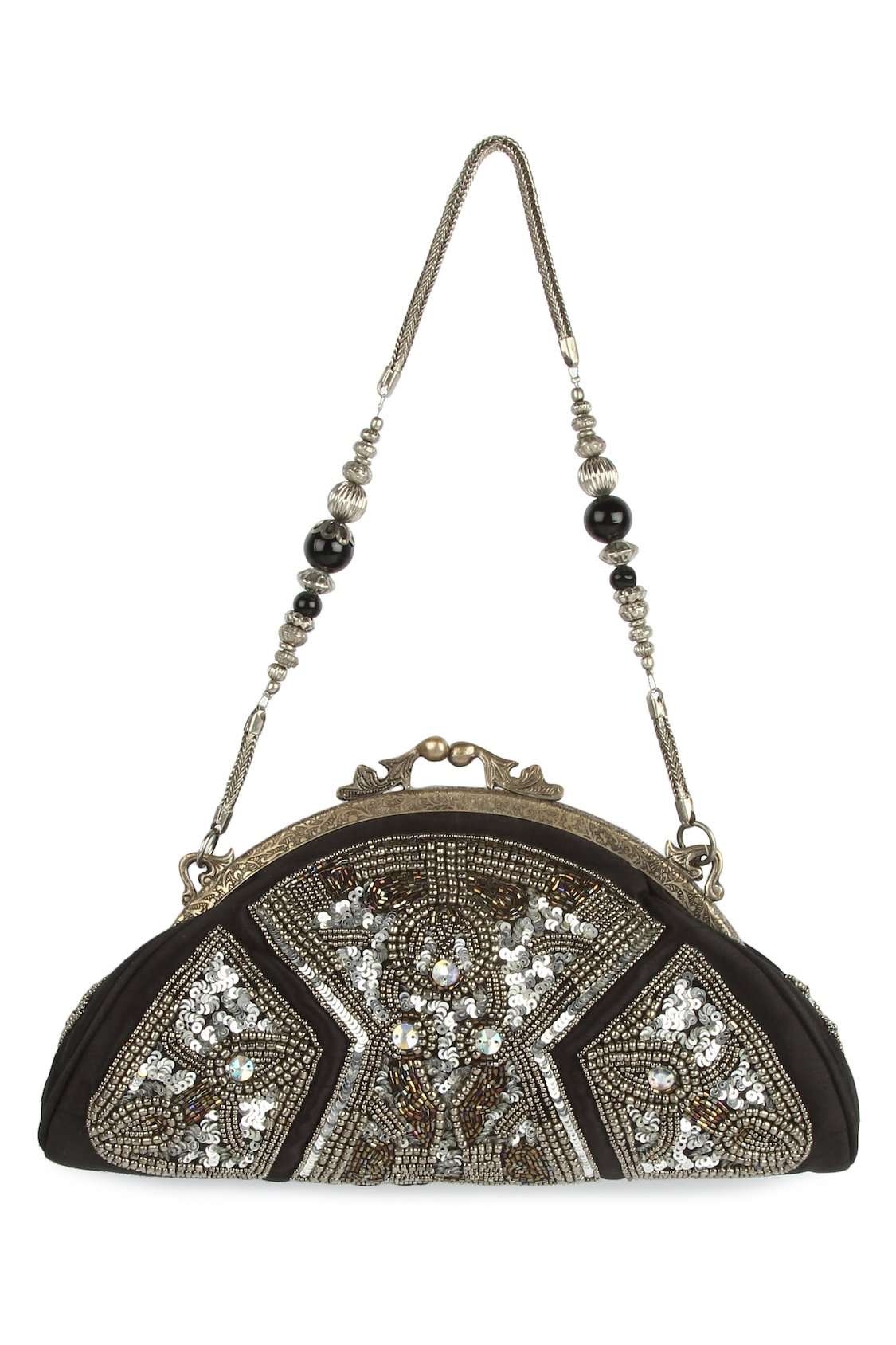 Elegant Audrey Beaded Sequins Evening Clutch Bag for Women - Perfect for Parties, Weddings & Special Occasions