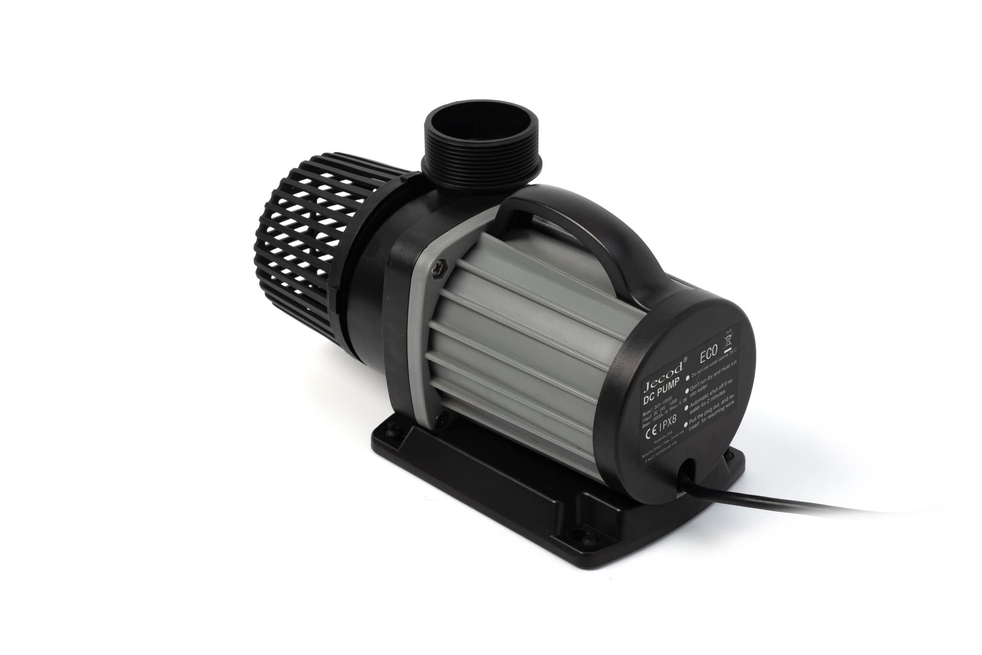 Jecod/Jebao DCT-15000 Marine Controllable Water Pump - 3962GPH High Flow Aquarium Pump for Saltwater & Reef Tanks, Fish Tanks, Ponds - Energy Efficient Submersible Water Pump for Aquatic Life