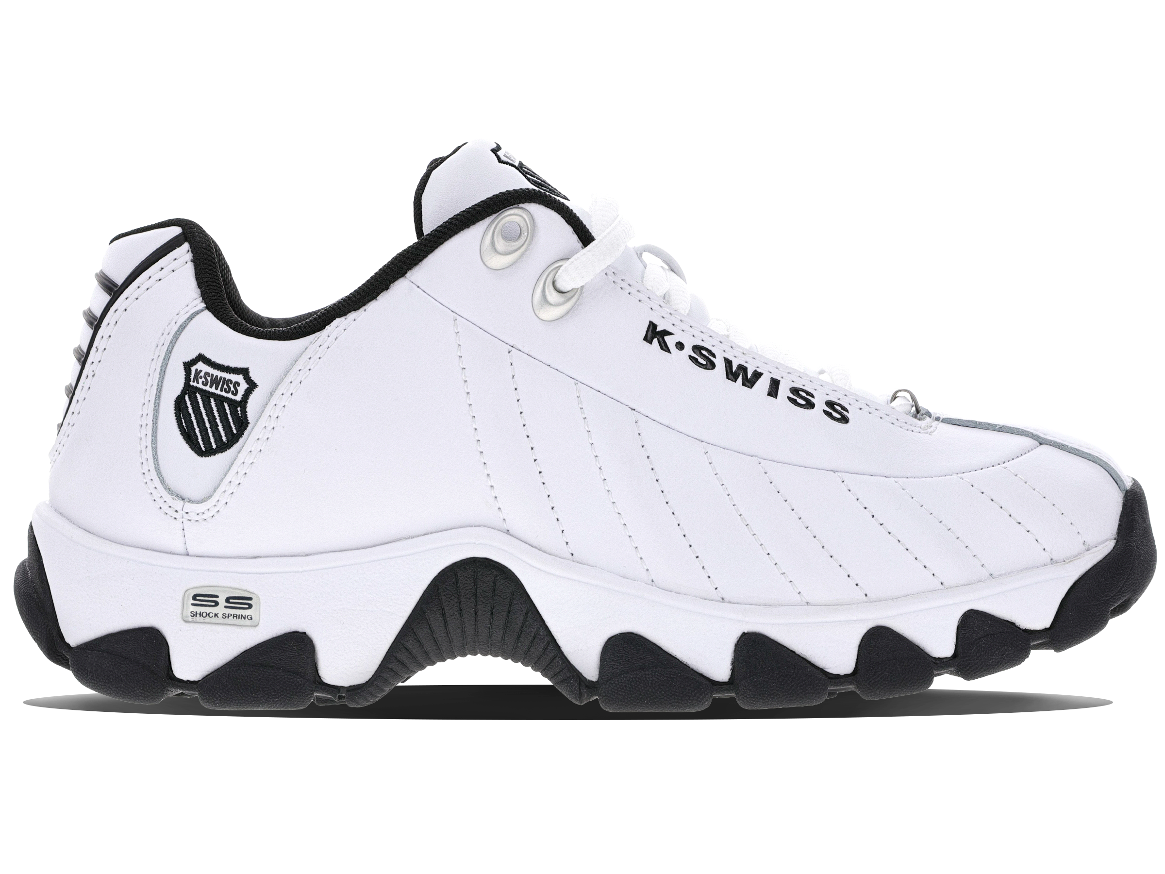 ST329 White and Black Sneakers - Lightweight Comfortable Running Shoes for Men & Women | Perfect for Gym, Jogging, and Casual Wear