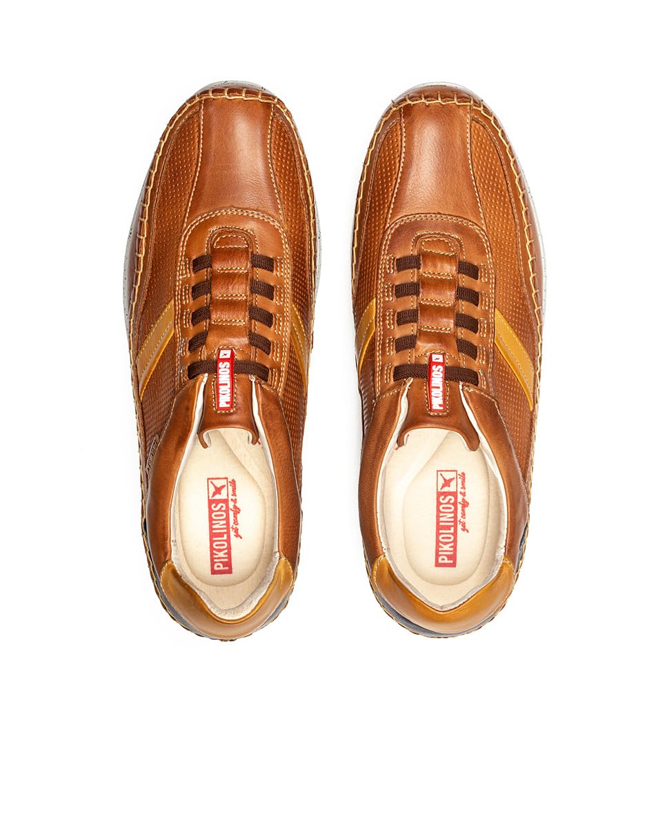 PIKOLINOS Men's Leather Sneakers - Comfortable & Stylish Casual Shoes for Walking, Travel & Everyday Wear